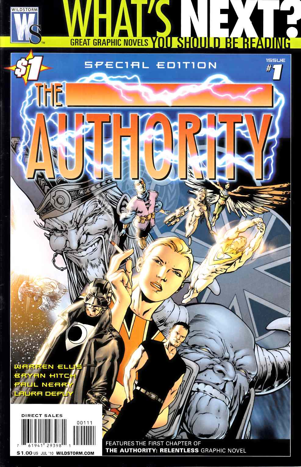 Authority #1 What's Next Edition Near Mint (9.4) [DC Comic] LARGE