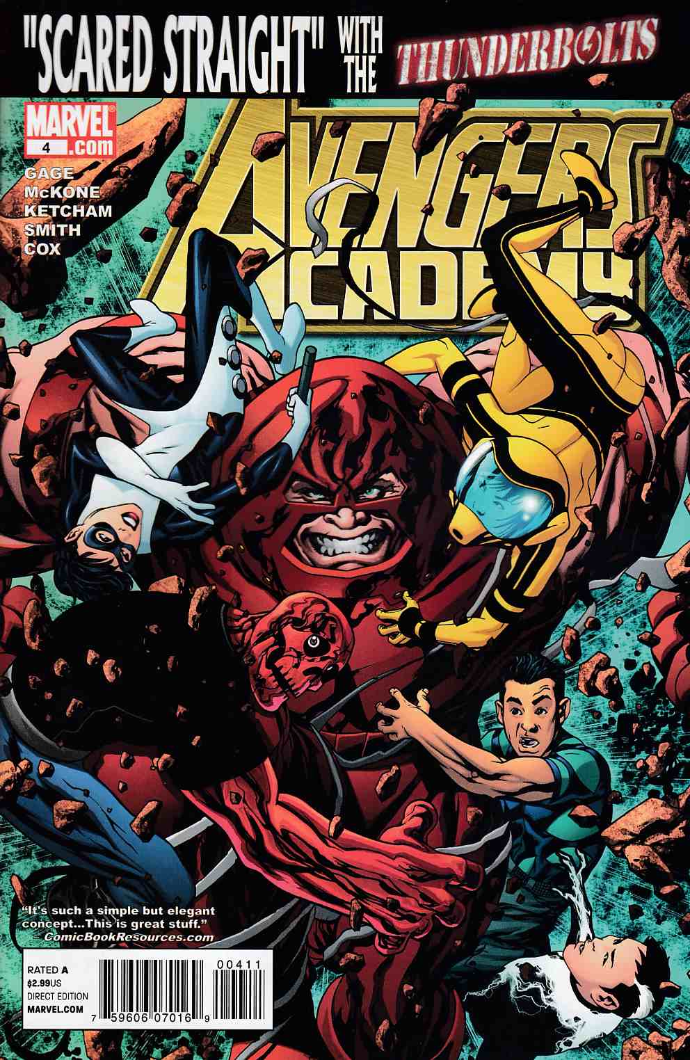 Avengers Academy #4 Near Mint (9.4) [Marvel Comic] LARGE