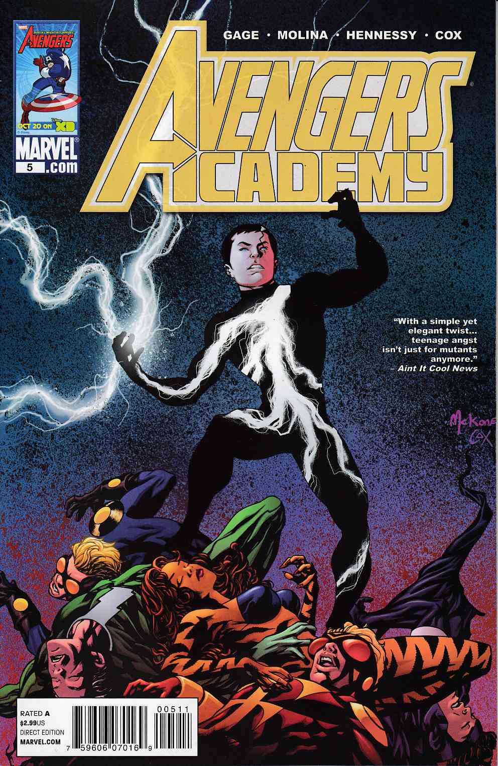 Avengers Academy #5 Near Mint Minus (9.2) [Marvel Comic]