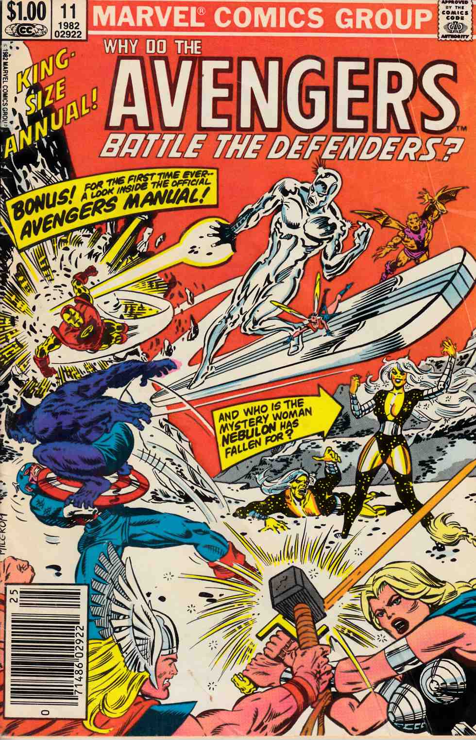 Avengers Annual #11 Newsstand Edition Very Good (4.0) [Marvel Comic] LARGE