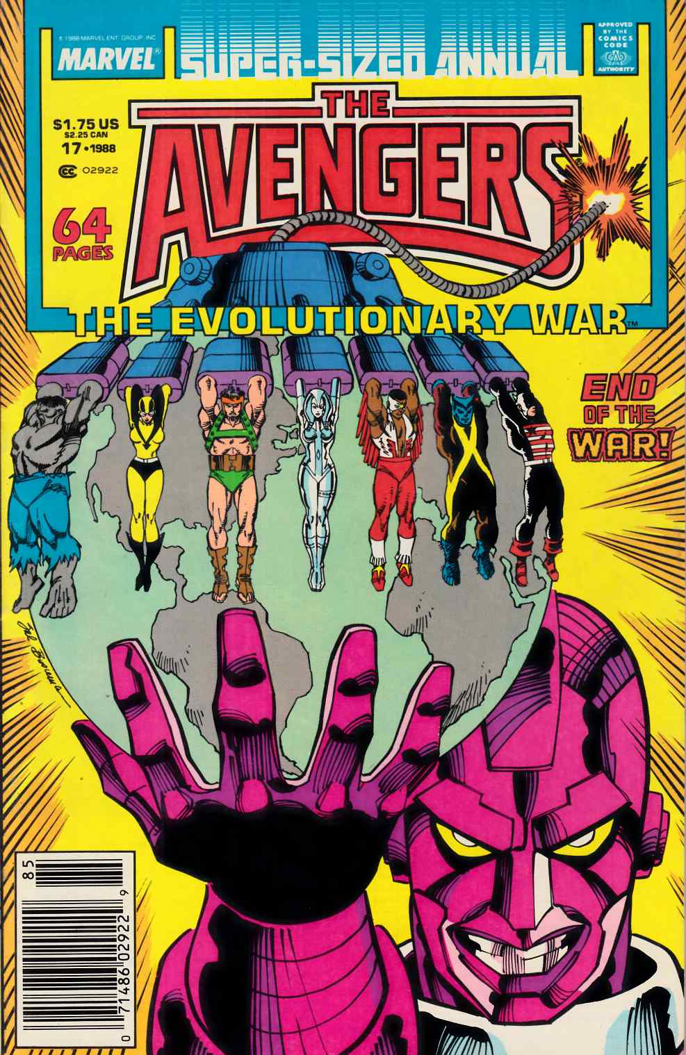 Avengers Annual #17 Newsstand Edition Very Fine (8.0) [Marvel Comic] THUMBNAIL