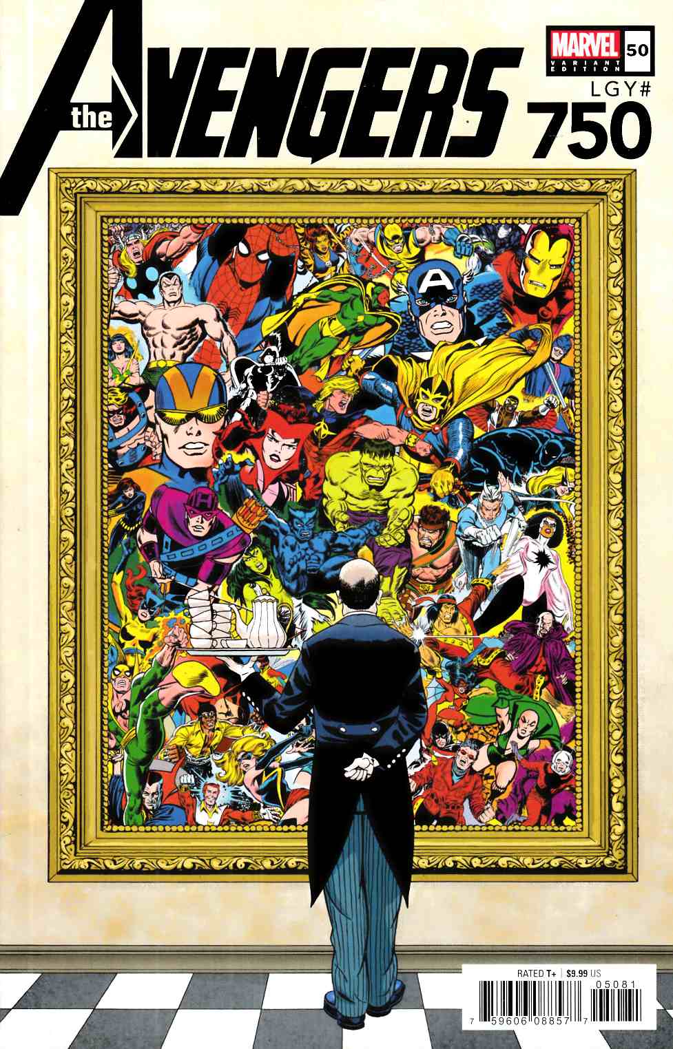 Avengers #50 Martin Variant Cover Near Mint (9.4) [Marvel Comic] LARGE