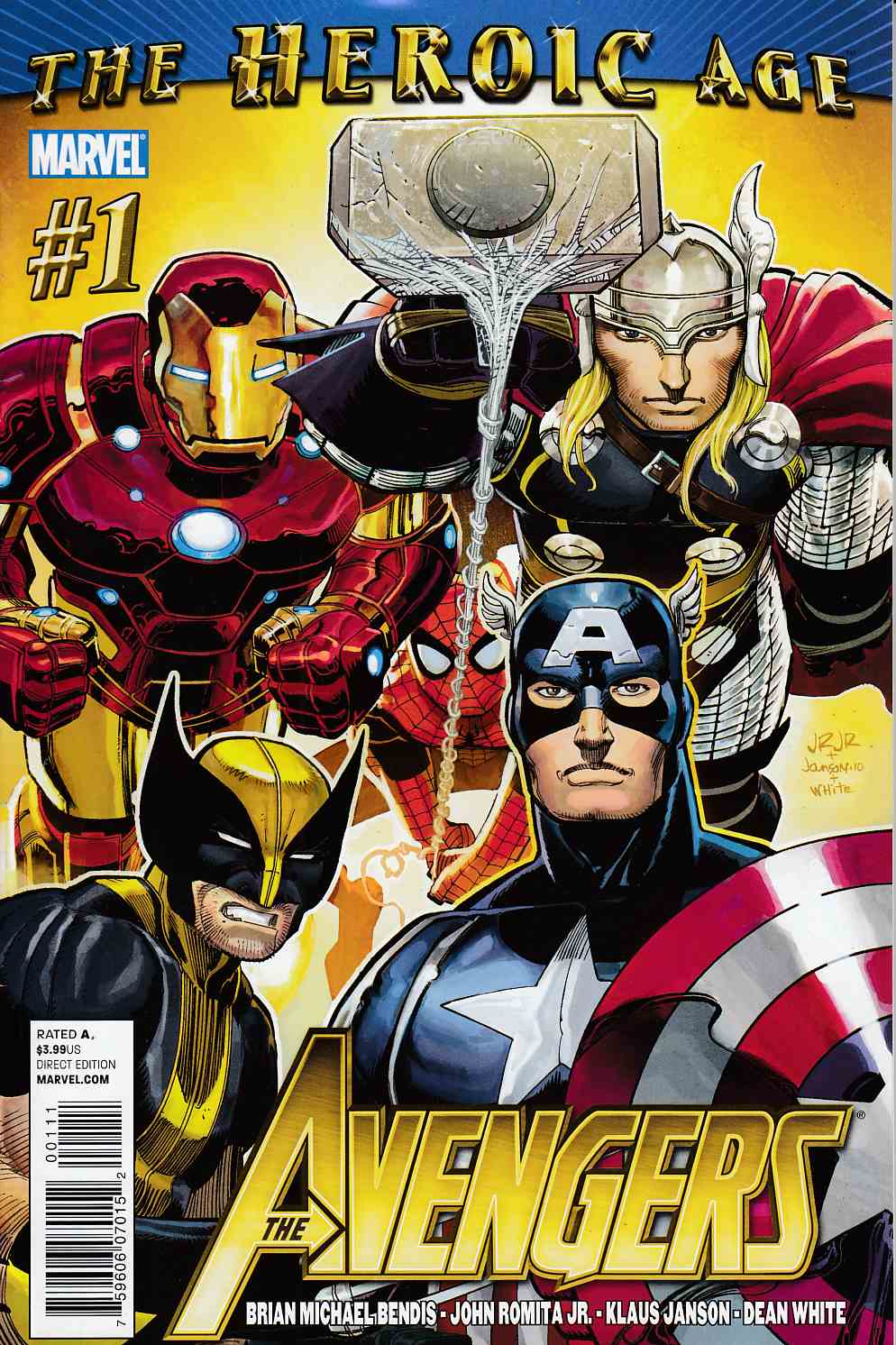 Avengers #1 Near Mint (9.4) [Marvel Comic] LARGE