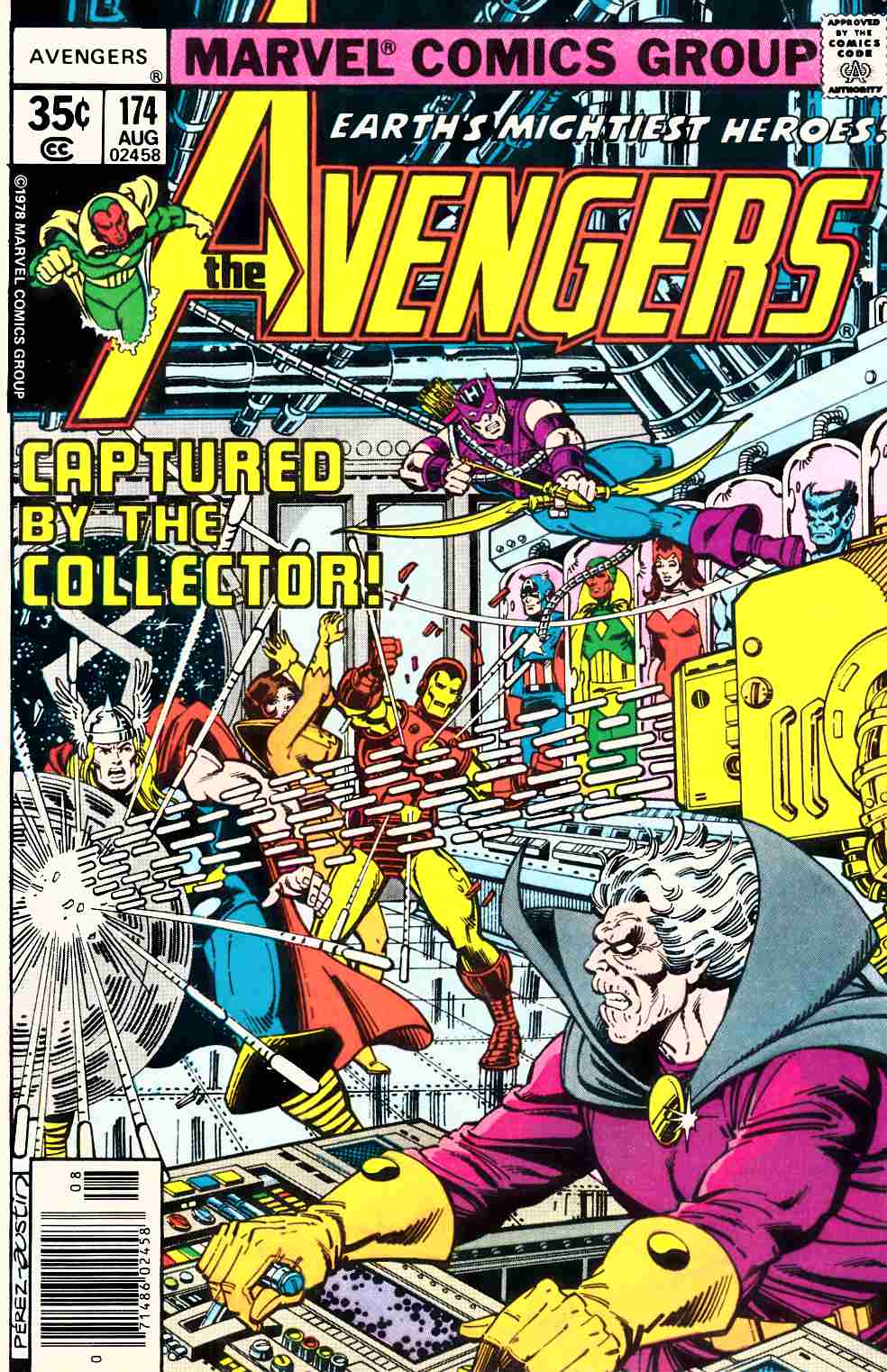 Avengers #174 Newsstand Edition Fine/Very Fine (7.0) [Marvel Comic] THUMBNAIL