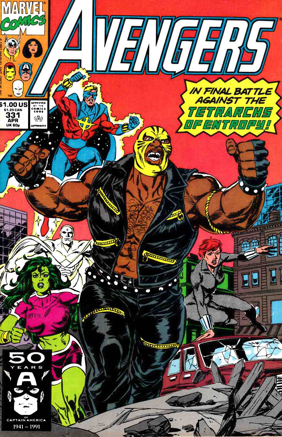 Avengers #331 Very Fine (8.0) [Marvel Comic] THUMBNAIL