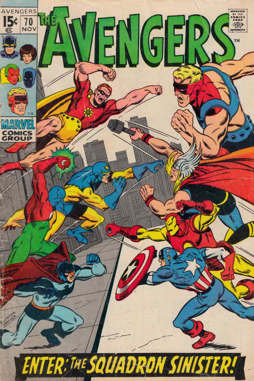 Avengers #70 Good Minus (1.8) [Marvel Comic] THUMBNAIL