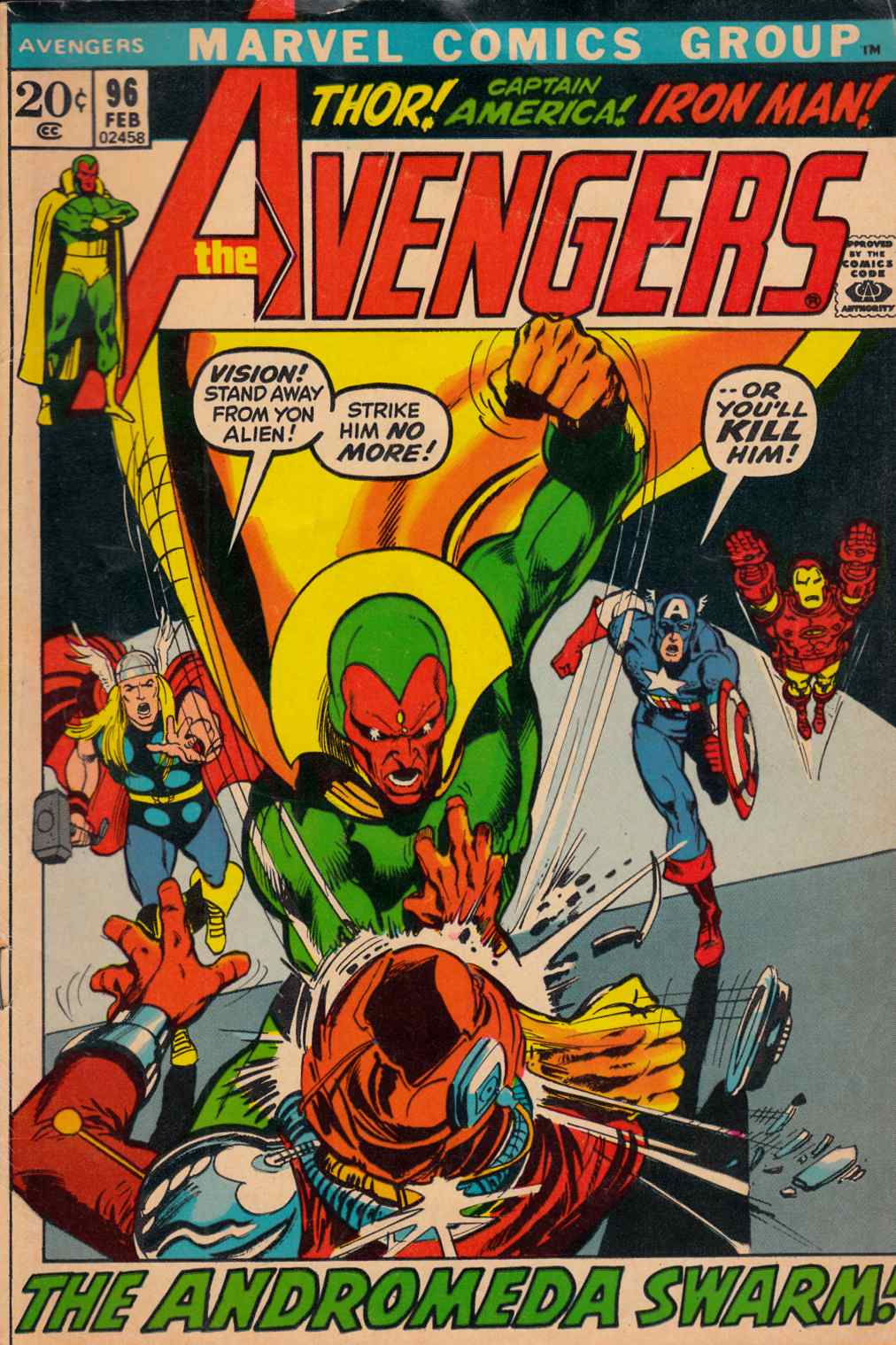 Avengers #96 Very Good (4.0) [Marvel Comic] THUMBNAIL