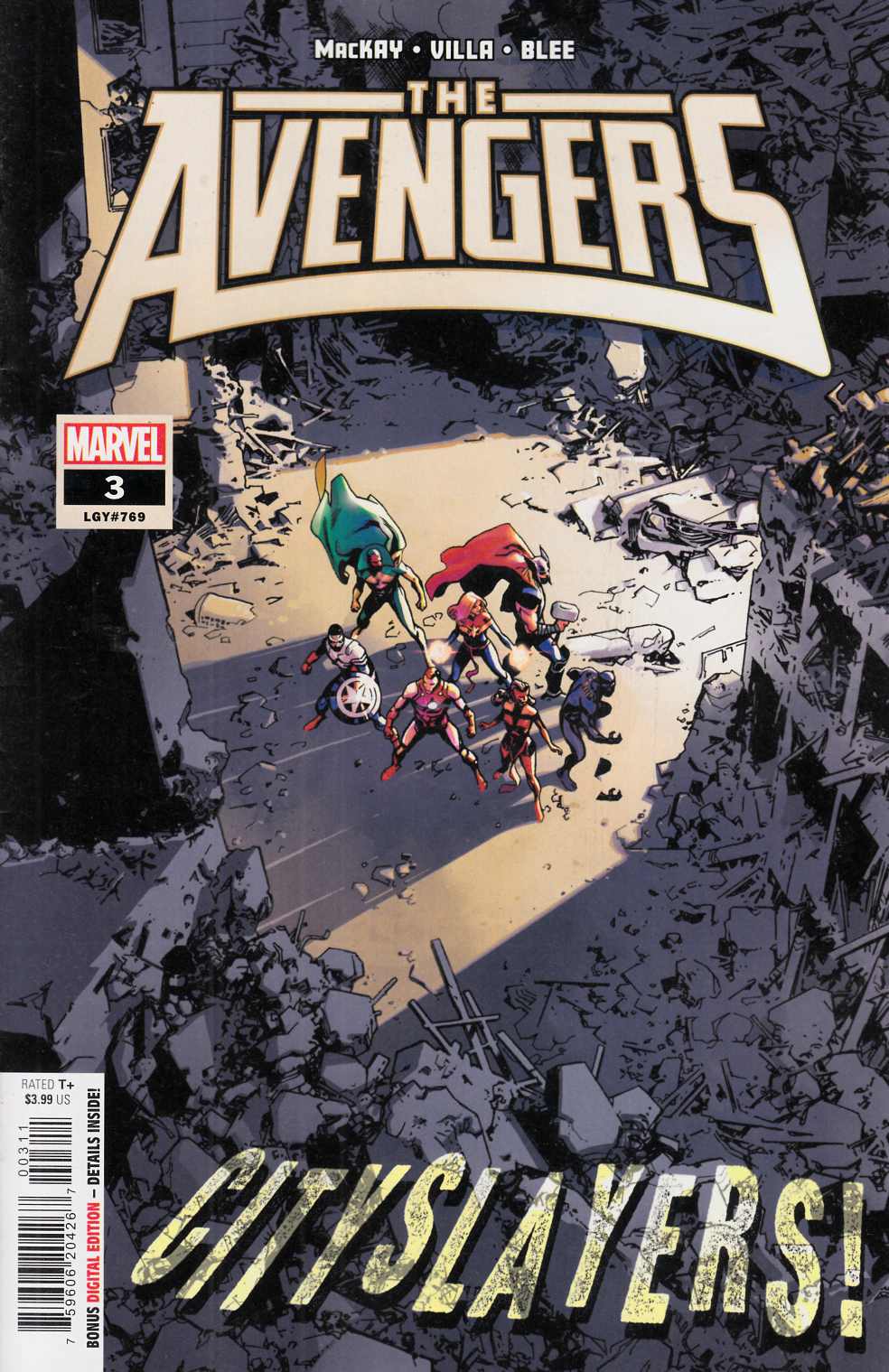 Avengers #3 Near Mint (9.4) [Marvel Comic] THUMBNAIL