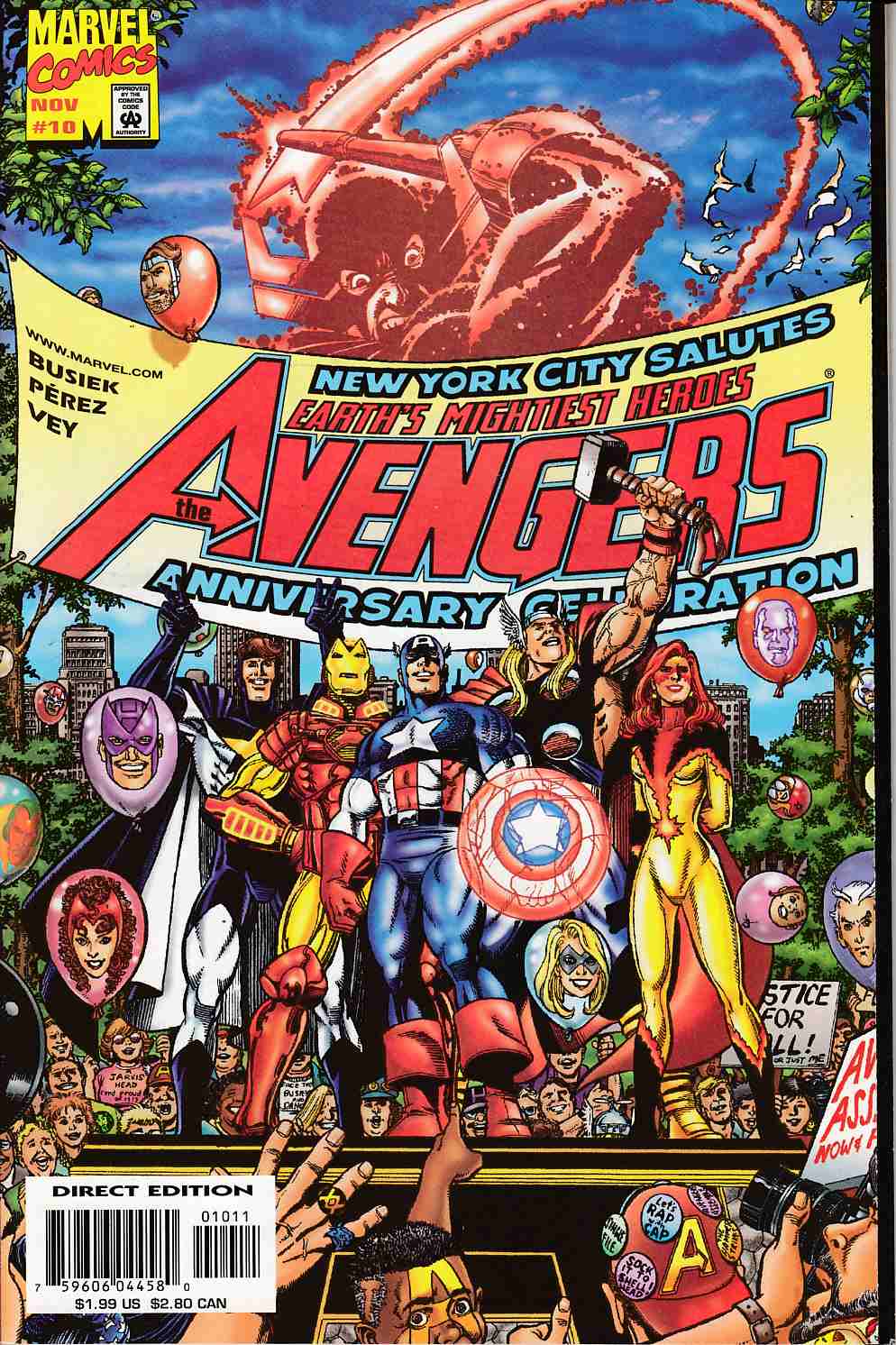 Avengers #10 Near Mint (9.4) [Marvel Comic] THUMBNAIL