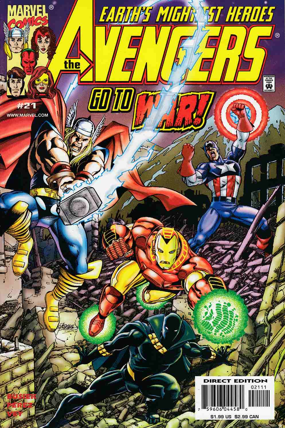 Avengers #21 Near Mint (9.4) [Marvel Comic] THUMBNAIL