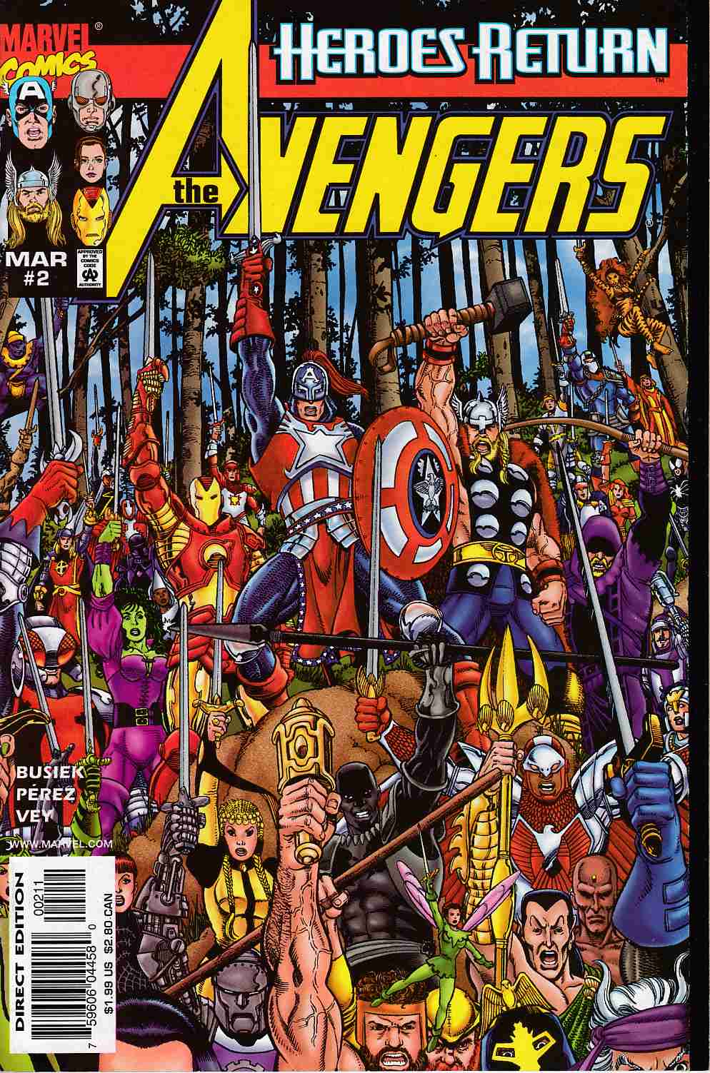 Avengers #2 Cover A Near Mint (9.4) [Marvel Comic] THUMBNAIL