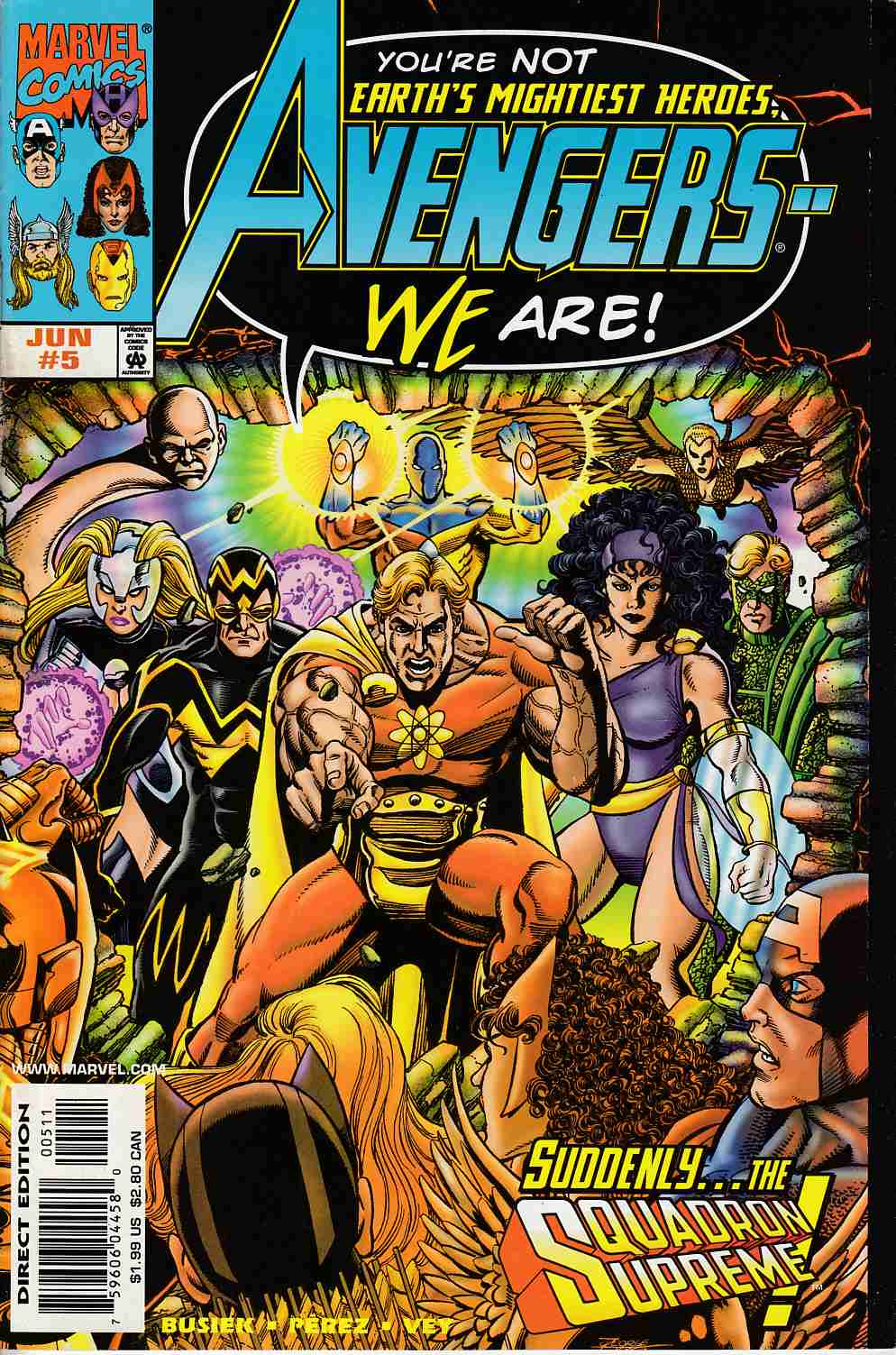 Avengers #5 Near Mint (9.4) [Marvel Comic] LARGE