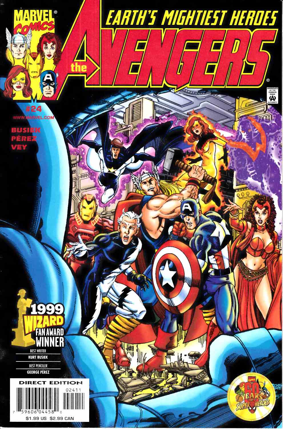 Avengers #24 Very Fine (8.0) [Marvel Comic] THUMBNAIL