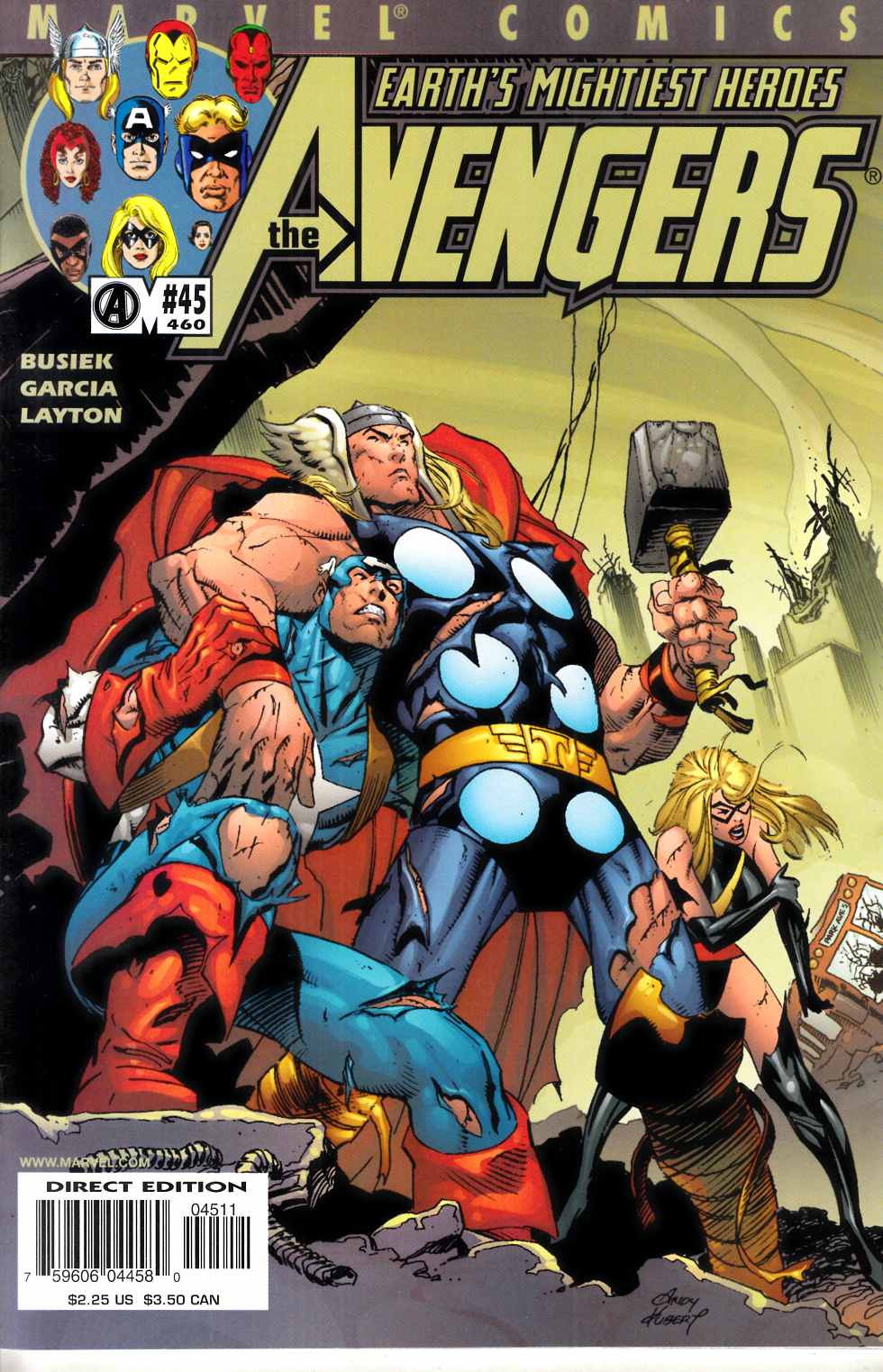 Avengers #45 Very Fine (8.0) [Marvel Comic] LARGE