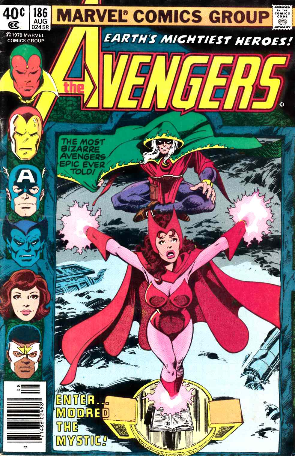 Avengers #186 Newsstand Edition Fine Minus (5.5) [Marvel Comic] LARGE