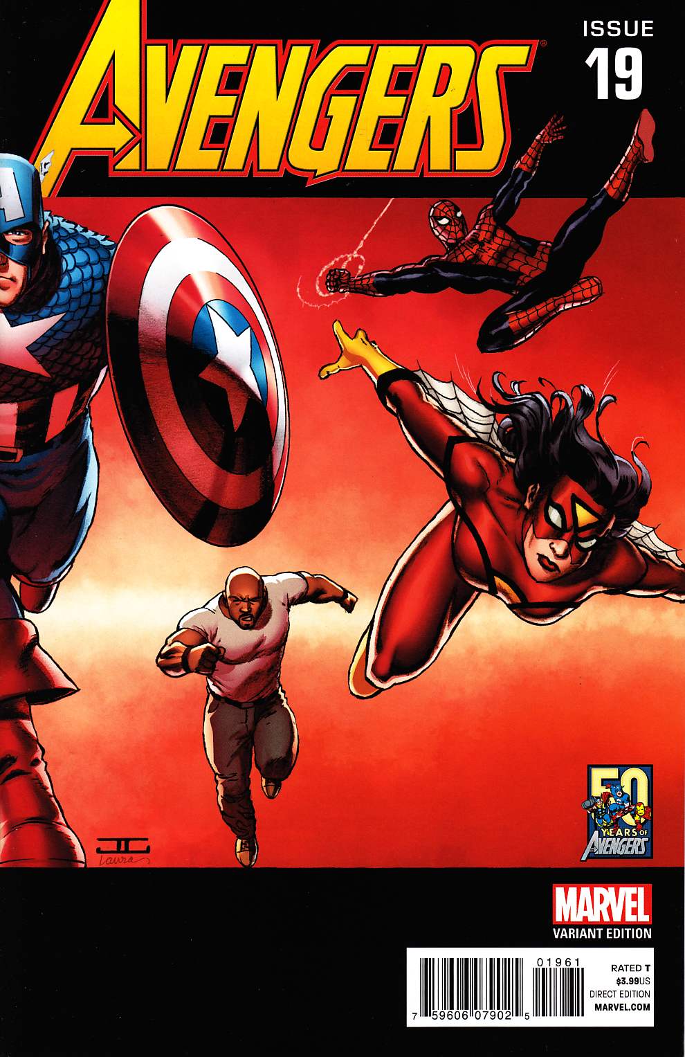 Avengers #19 Cassaday 2000's Variant Cover [Marvel Comic] THUMBNAIL