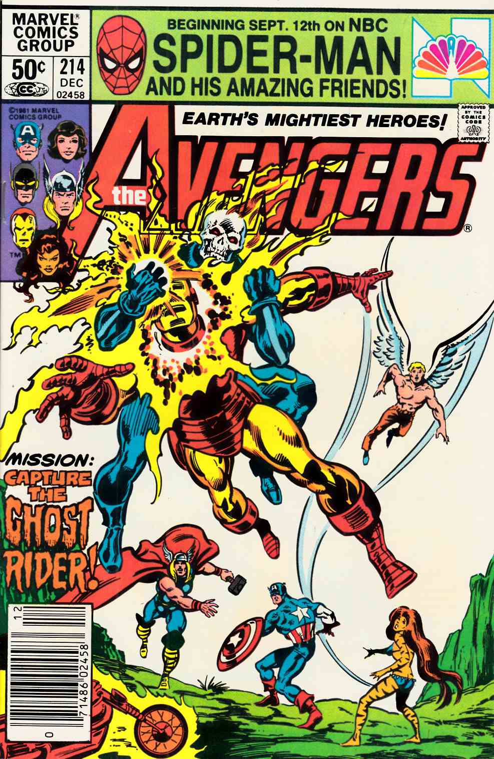 Avengers #214 Newsstand Edition Very Fine (8.0) [Marvel Comic] THUMBNAIL