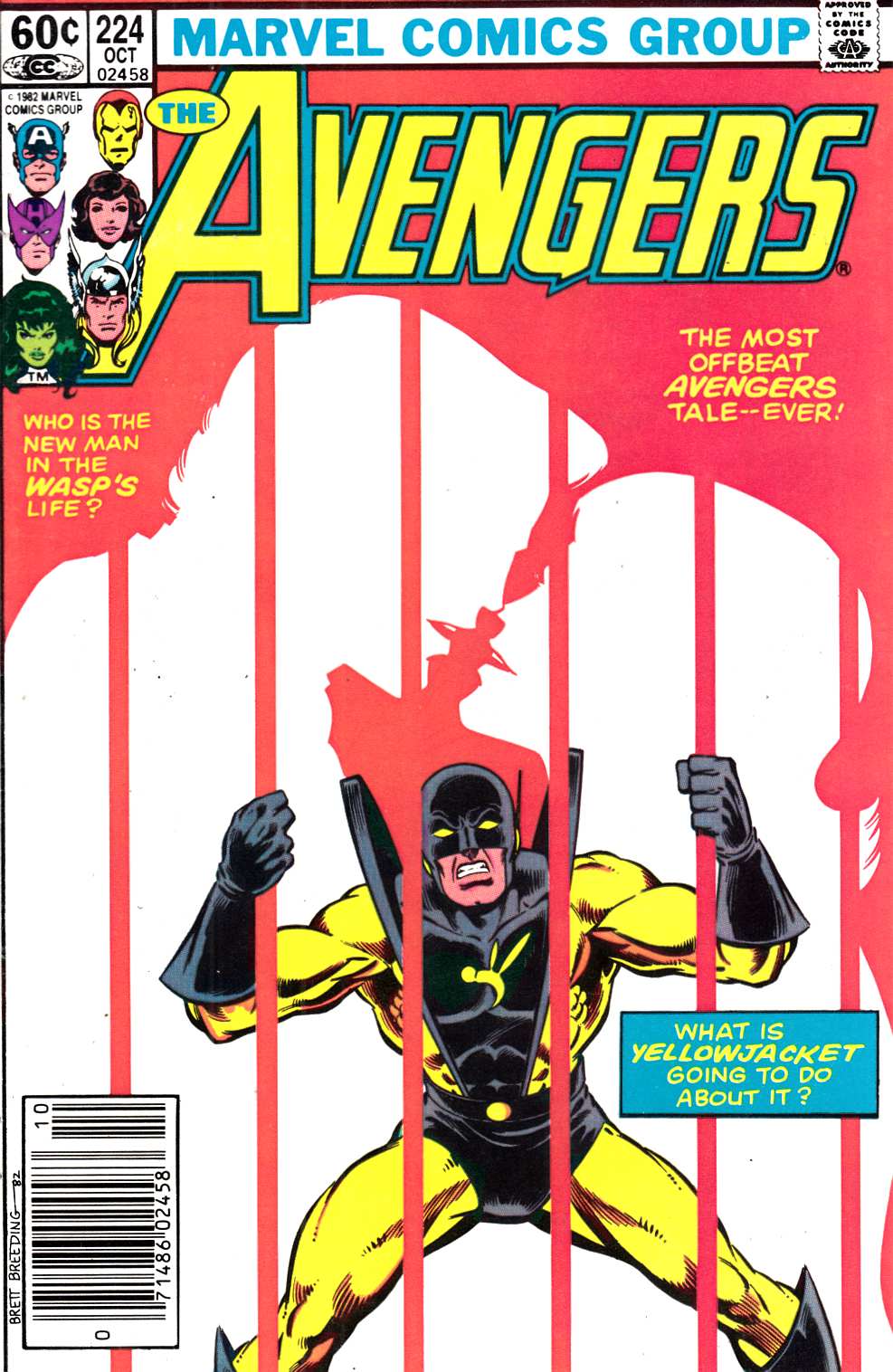 Avengers #224 Newsstand Edition Fine (6.0) [Marvel Comic] THUMBNAIL