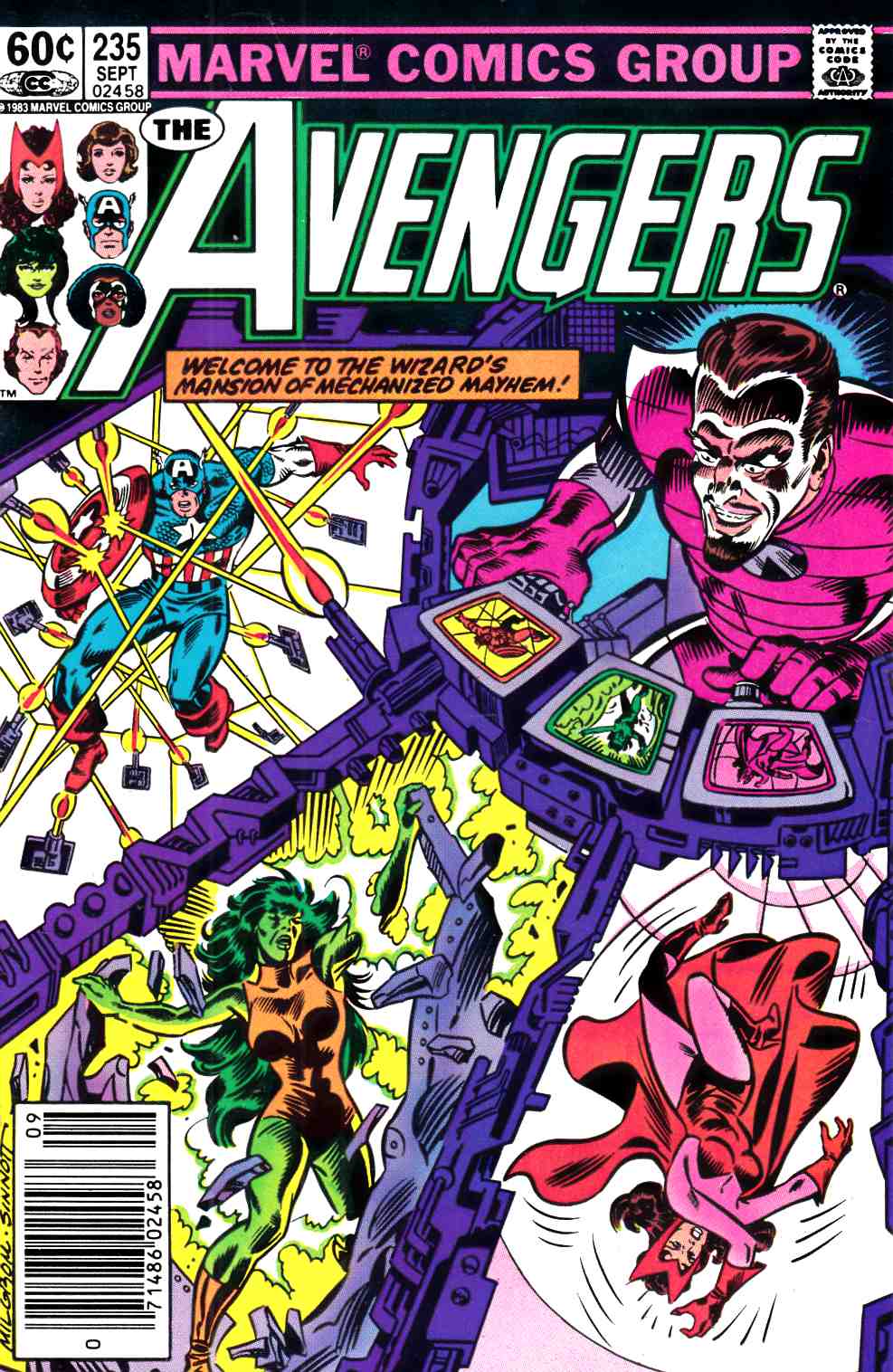 Avengers #235 Newsstand Edition Very Fine (8.0) [Marvel Comic] THUMBNAIL