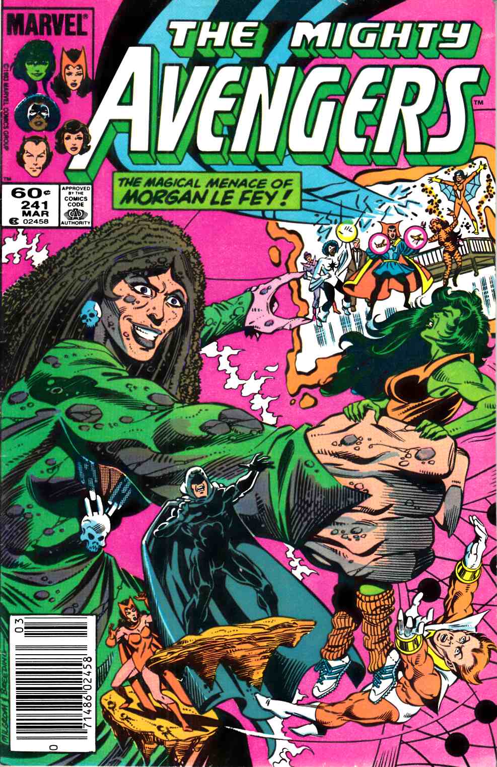 Avengers #241 Newsstand Edition Very Fine (8.0) [Marvel Comic] THUMBNAIL