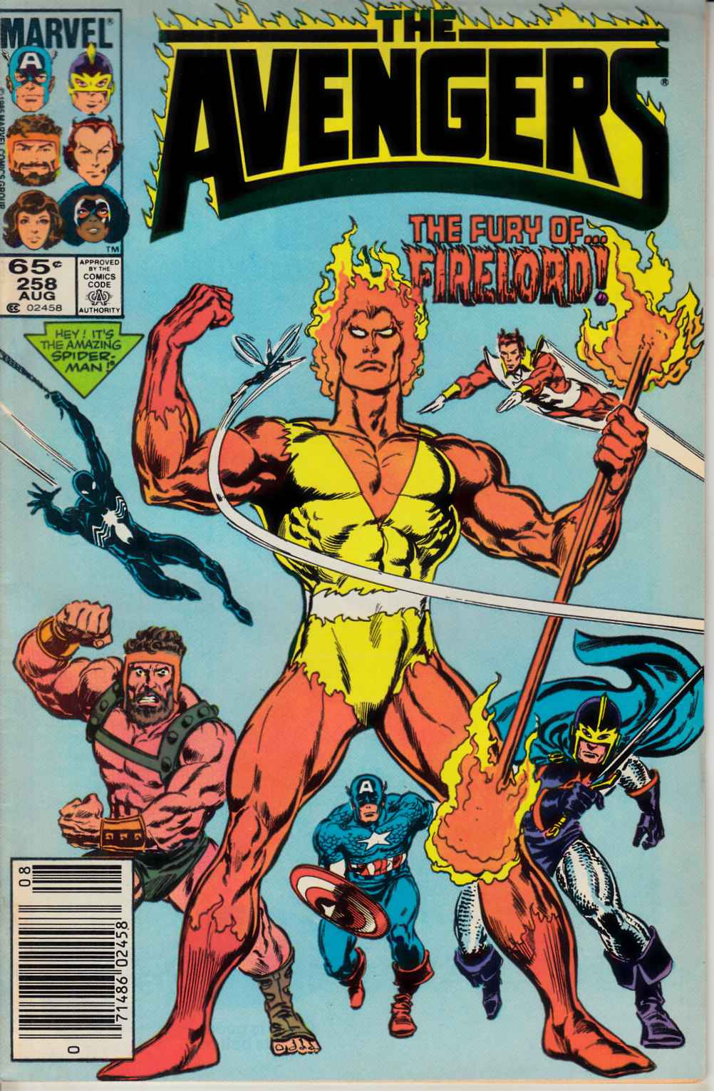 Avengers #258 Newsstand Edition Fine (6.0) [Marvel Comic] THUMBNAIL