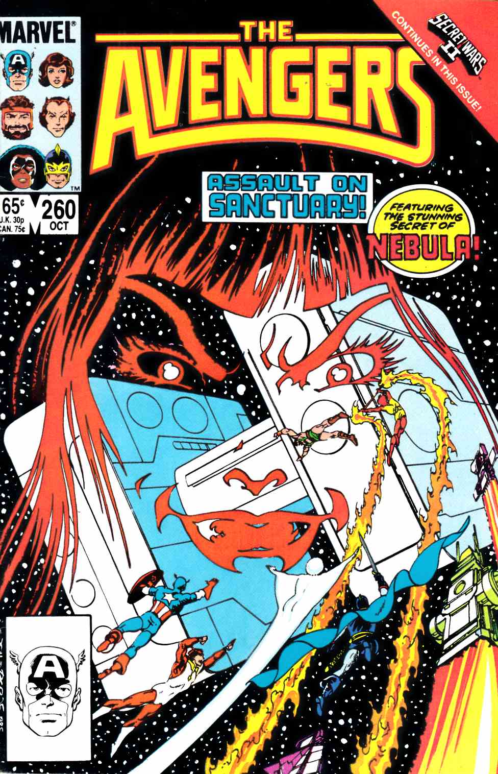 Avengers #260 Fine (6.0) [Marvel Comic] THUMBNAIL