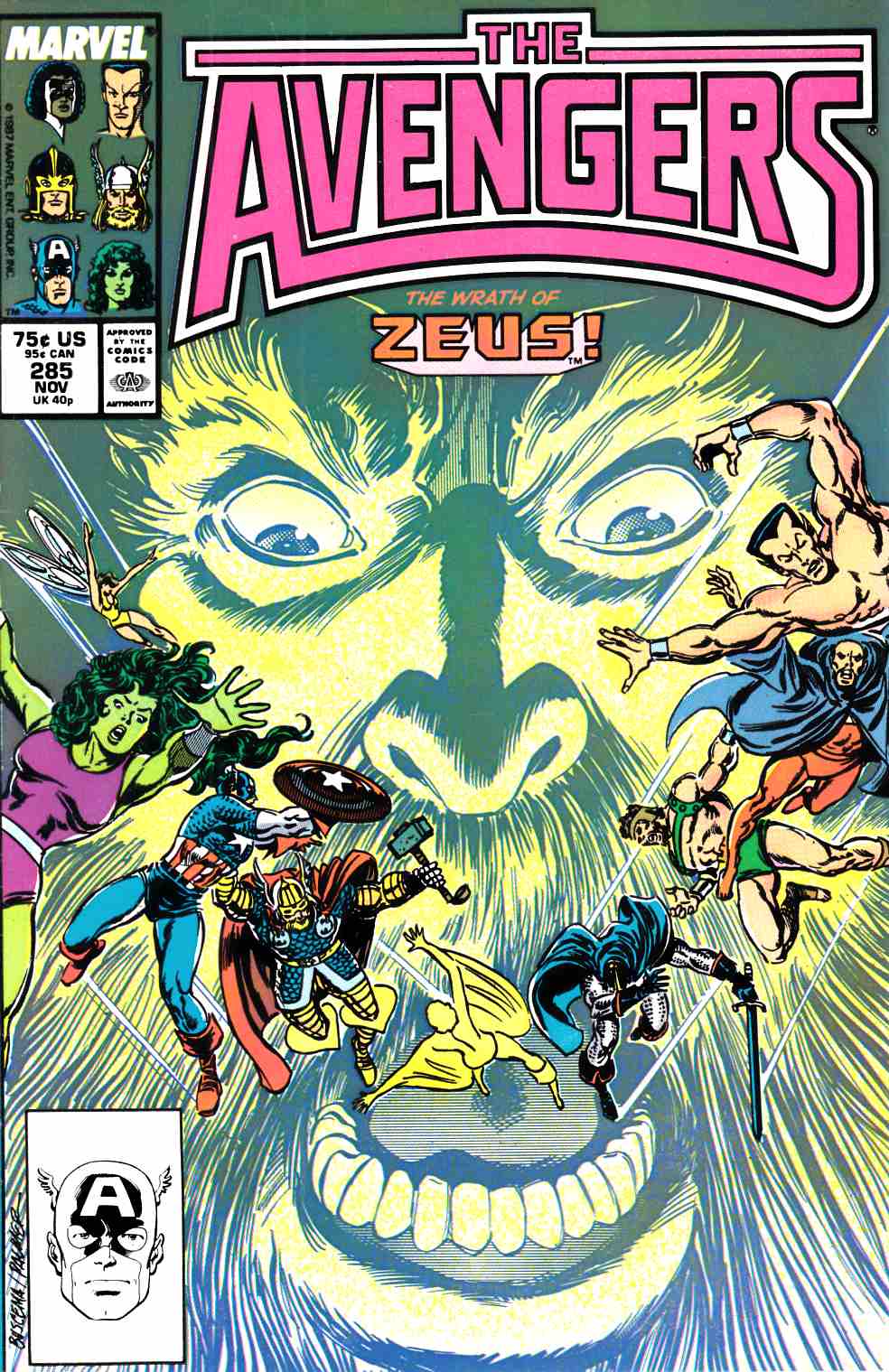 Avengers #285 Very Fine (8.0) [Marvel Comic] THUMBNAIL