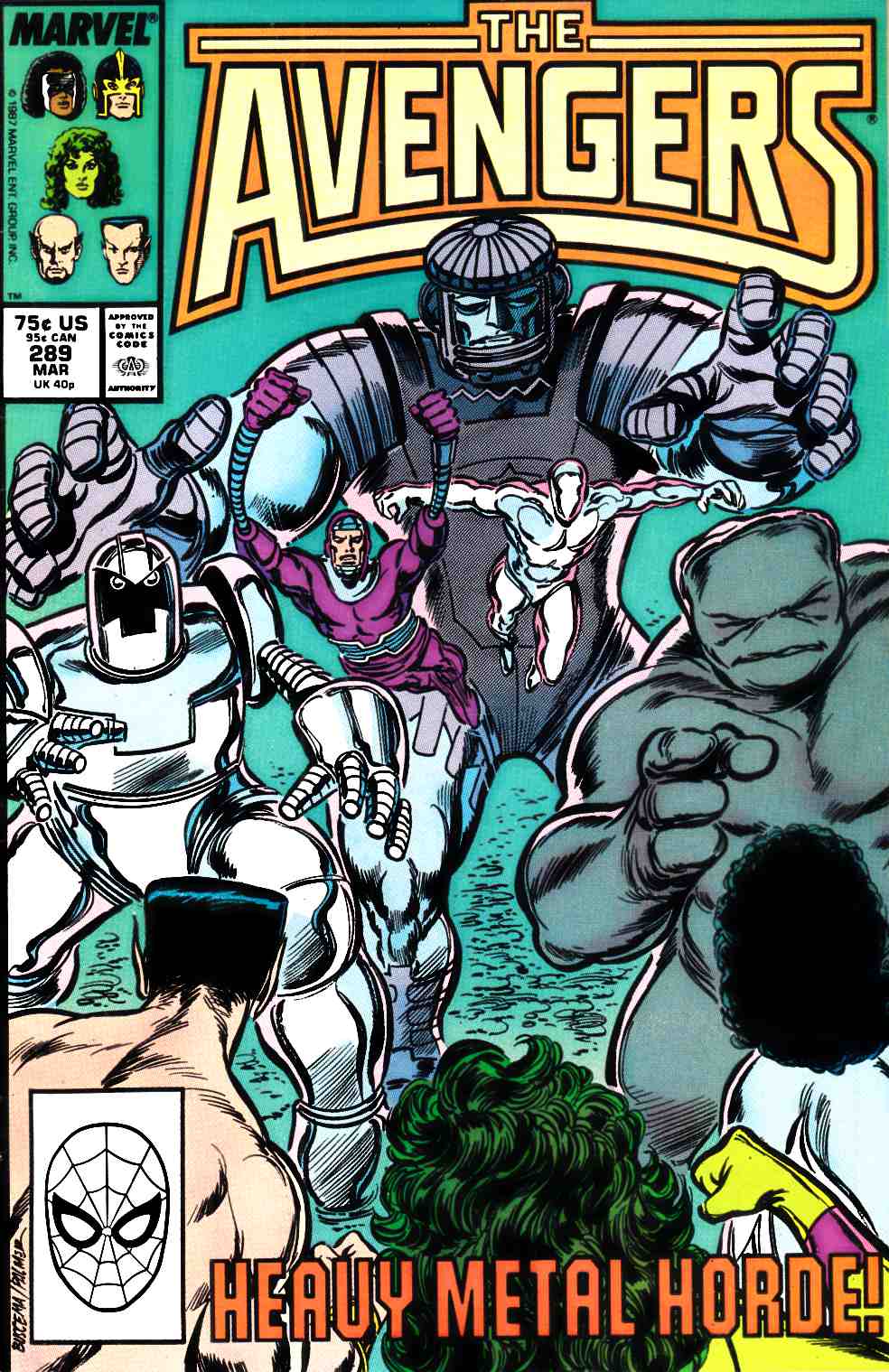 Avengers #289 Very Fine (8.0) [Marvel Comic] LARGE
