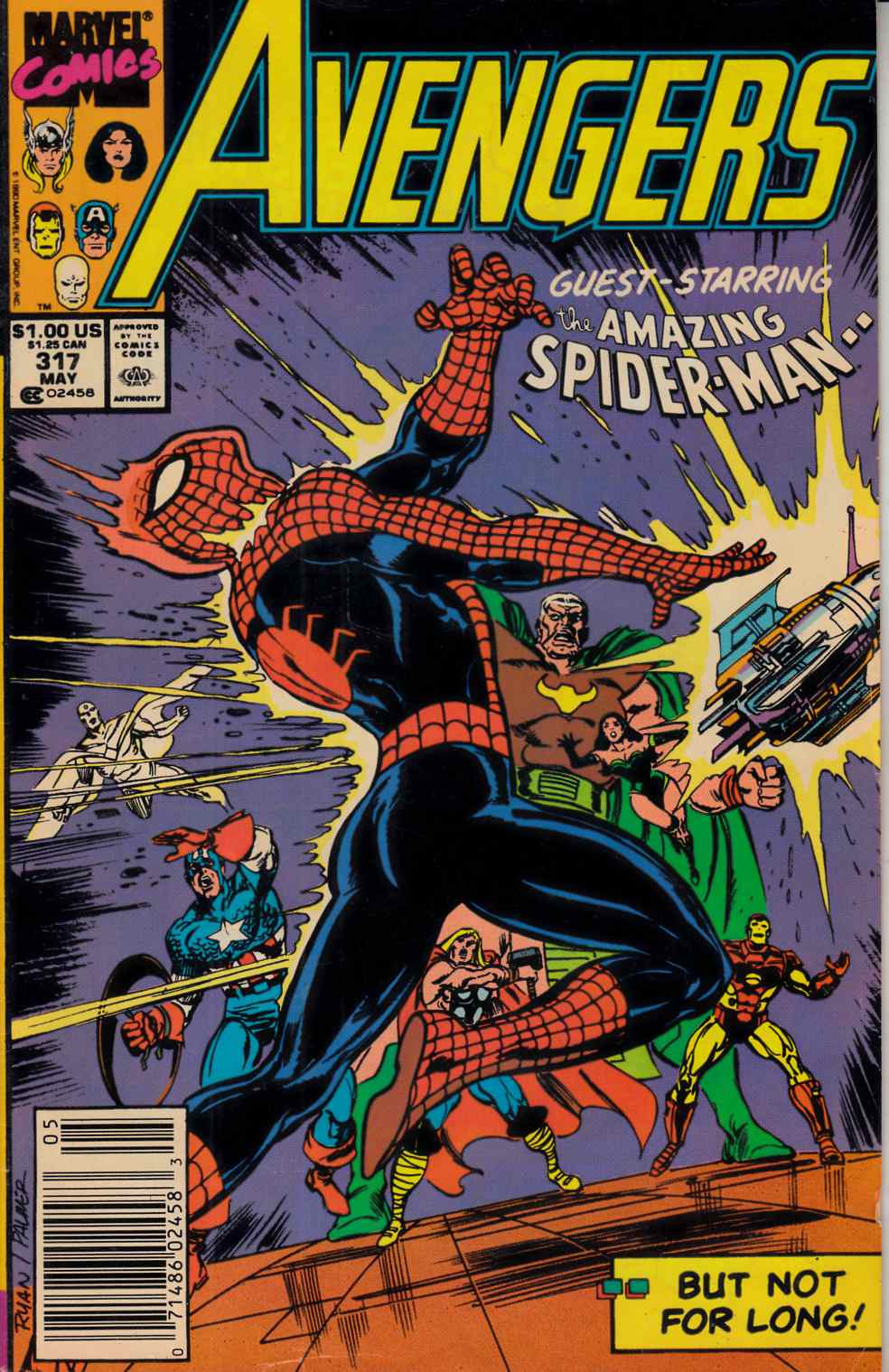 Avengers #317 Newsstand Edition Fine (6.0) [Marvel Comic] LARGE