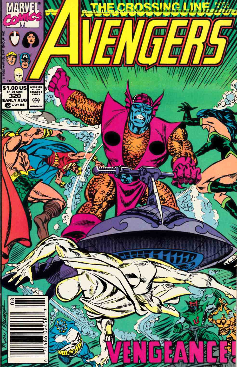 Avengers #320 Newsstand Edition Very Fine (8.0) [Marvel Comic] LARGE