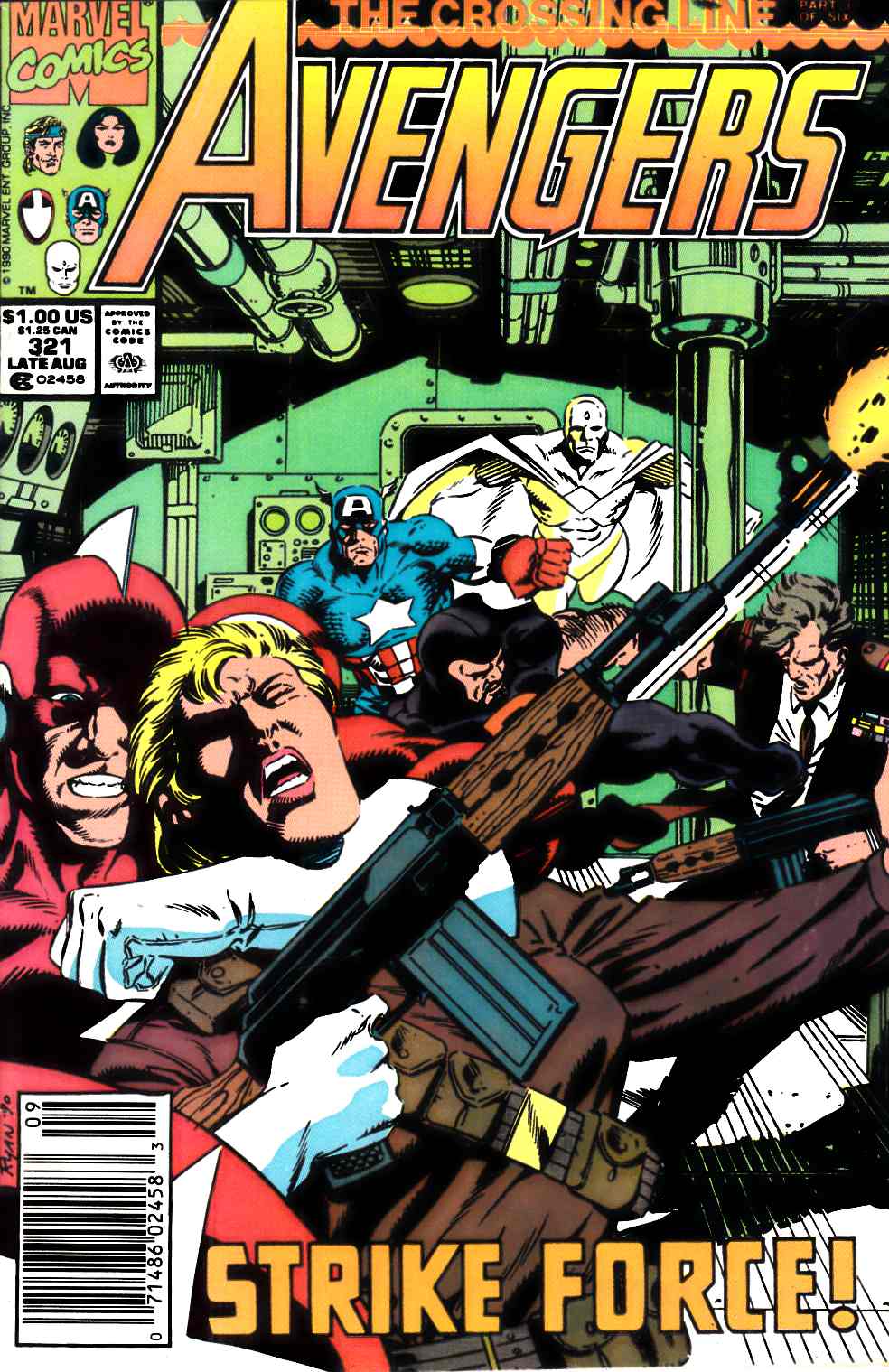 Avengers #321 Newsstand Edition Fine (6.0) [Marvel Comic] LARGE