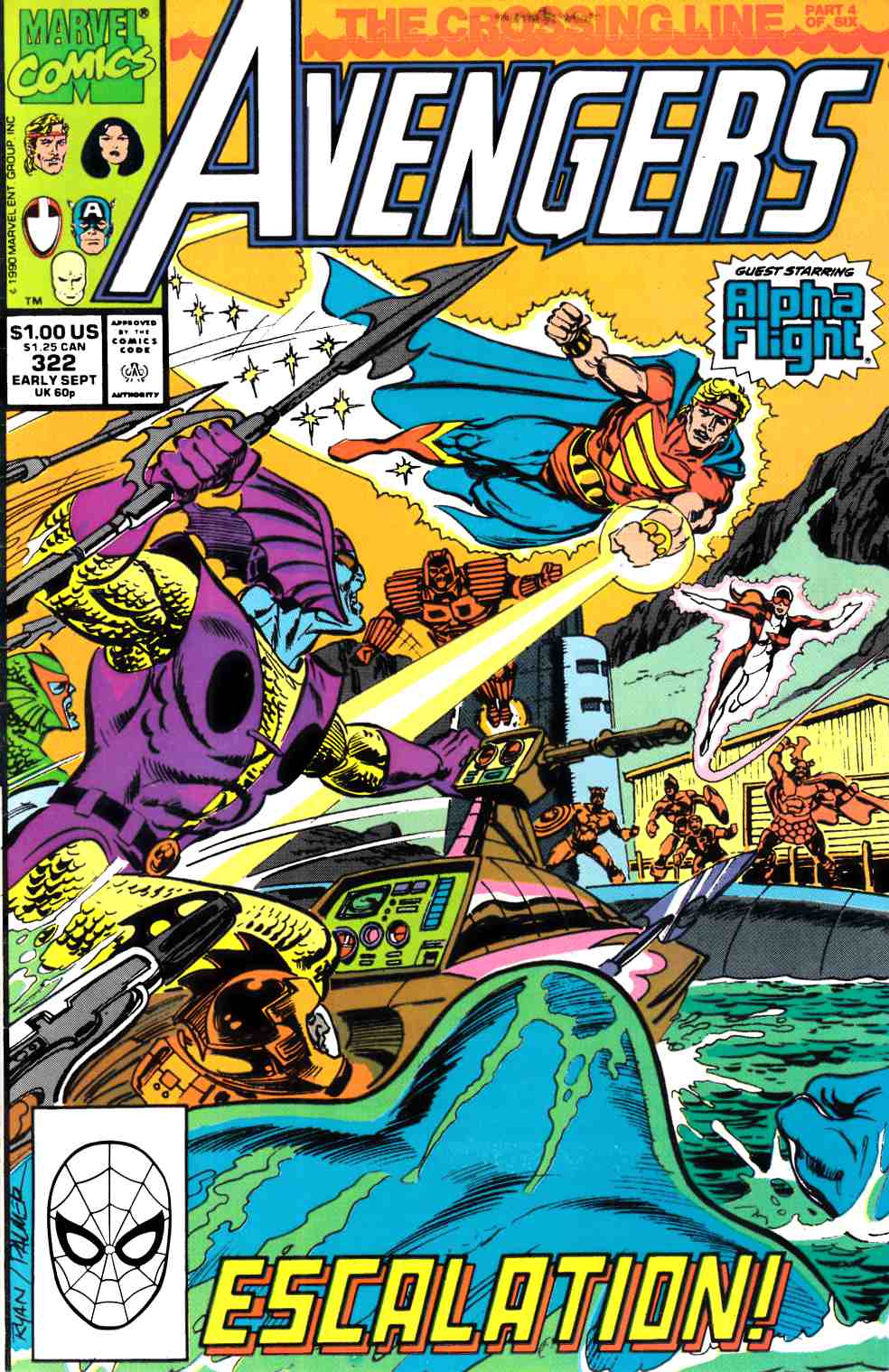 Avengers #322 Fine (6.0) [Marvel Comic] THUMBNAIL
