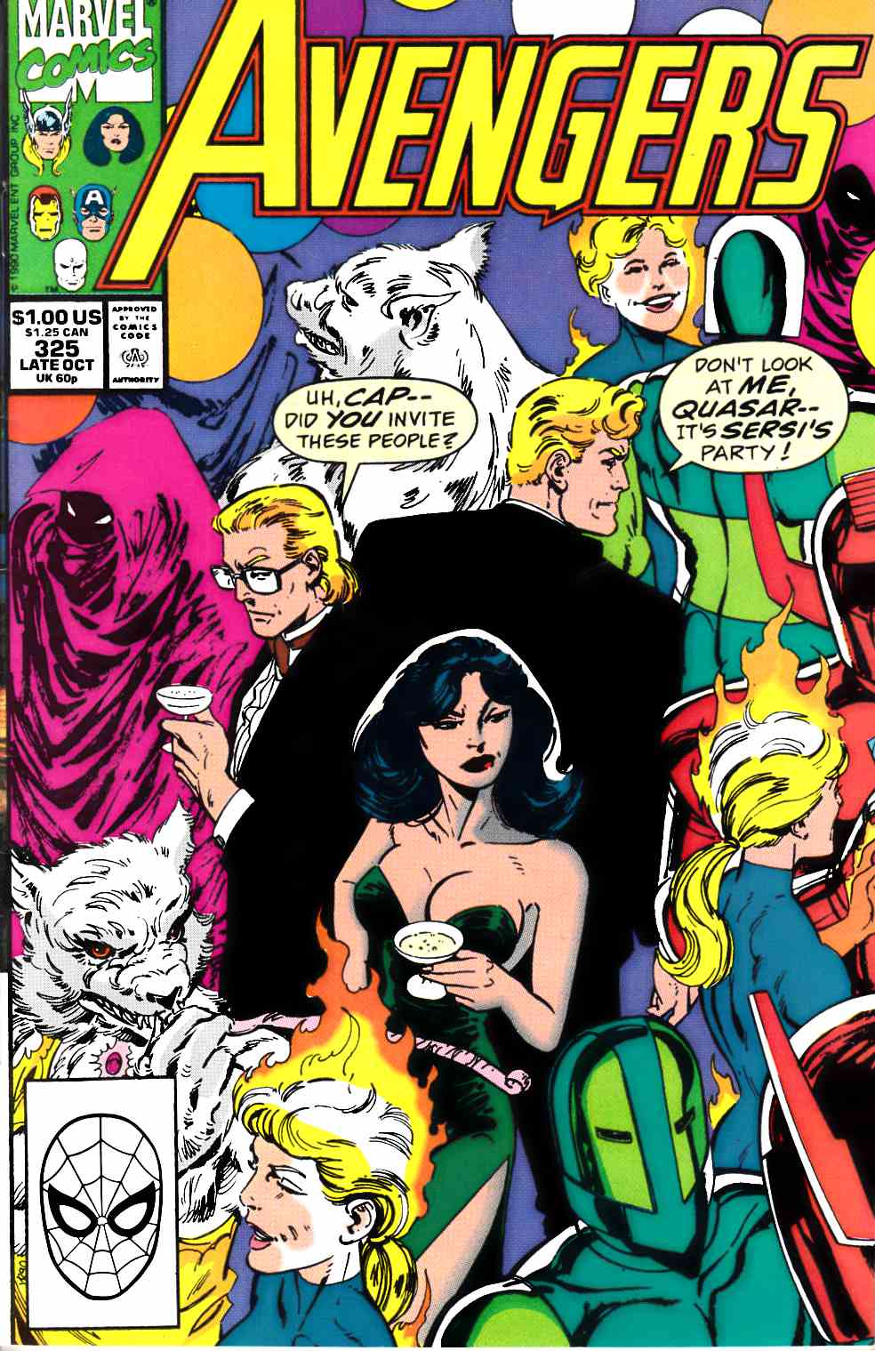 Avengers #325 Fine (6.0) [Marvel Comic] THUMBNAIL