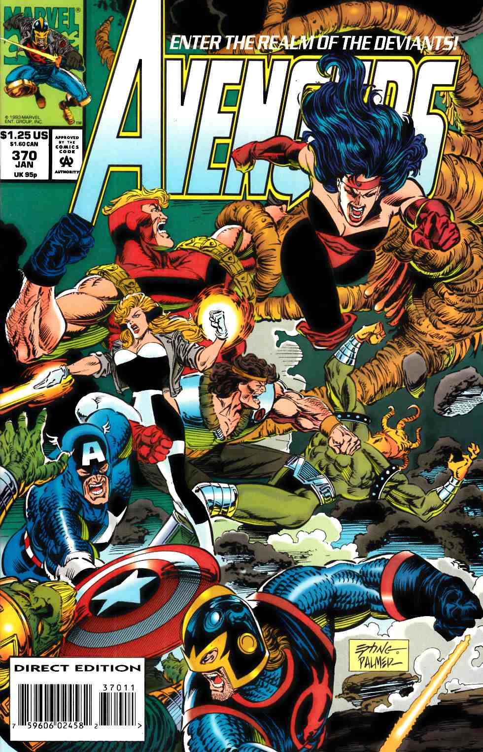 Avengers #370 Very Fine (8.0) [Marvel Comic] THUMBNAIL