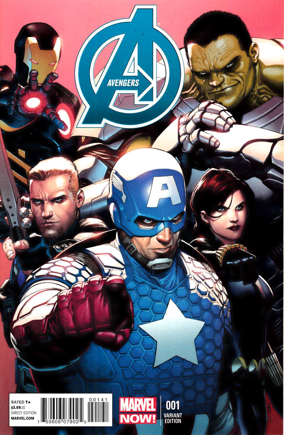 Avengers #1 McNiven Variant Color Cover Near Mint (9.4) [Marvel Comic] THUMBNAIL