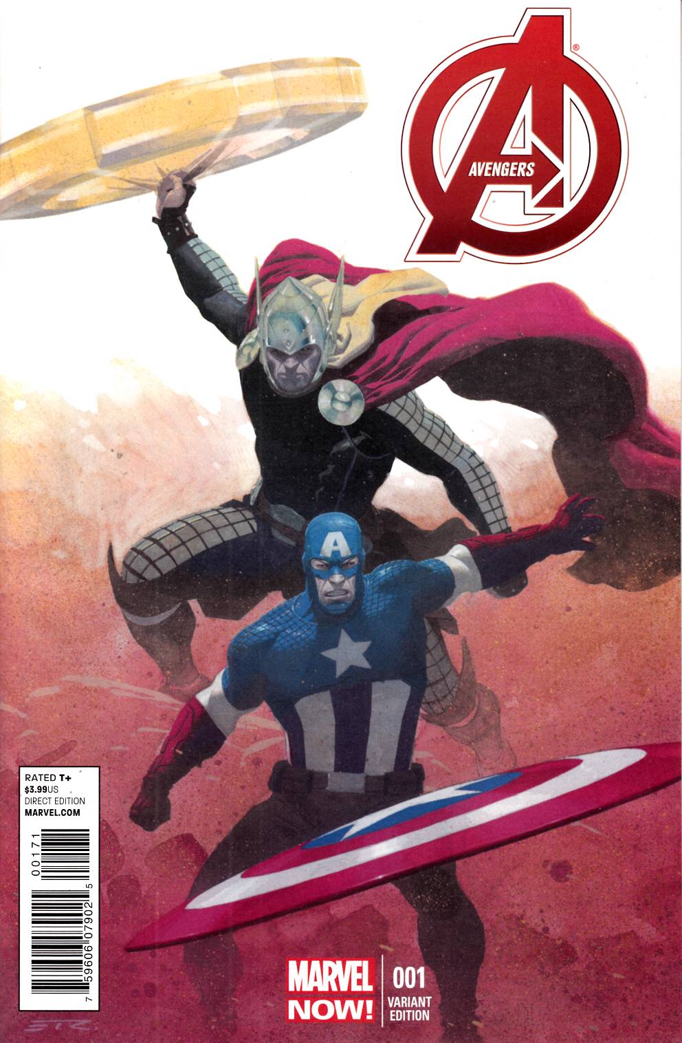 Avengers #1 Ribic Variant Cover Very Fine (8.0) [Marvel Comic] LARGE