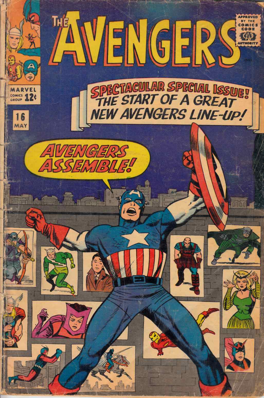 Avengers #16 Good Minus (1.8) [Marvel Comic] THUMBNAIL