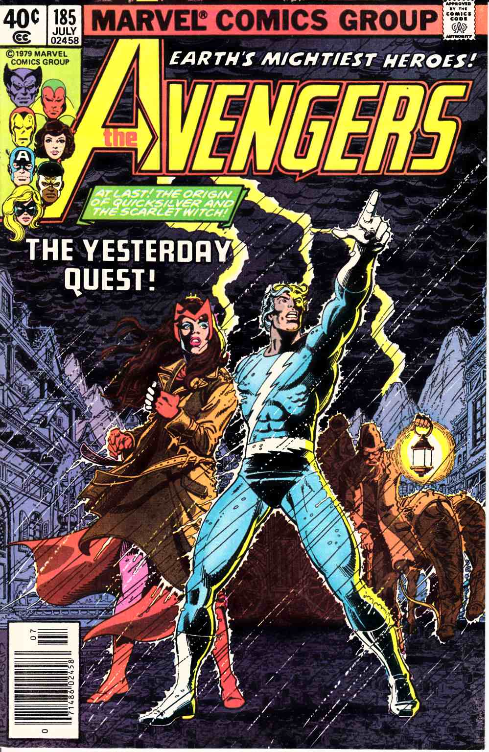 Avengers #185 Newsstand Edition Fine Plus (6.5) [Marvel Comic] THUMBNAIL