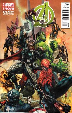 Avengers #24.Now Bianchi Variant Cover [Comic] LARGE