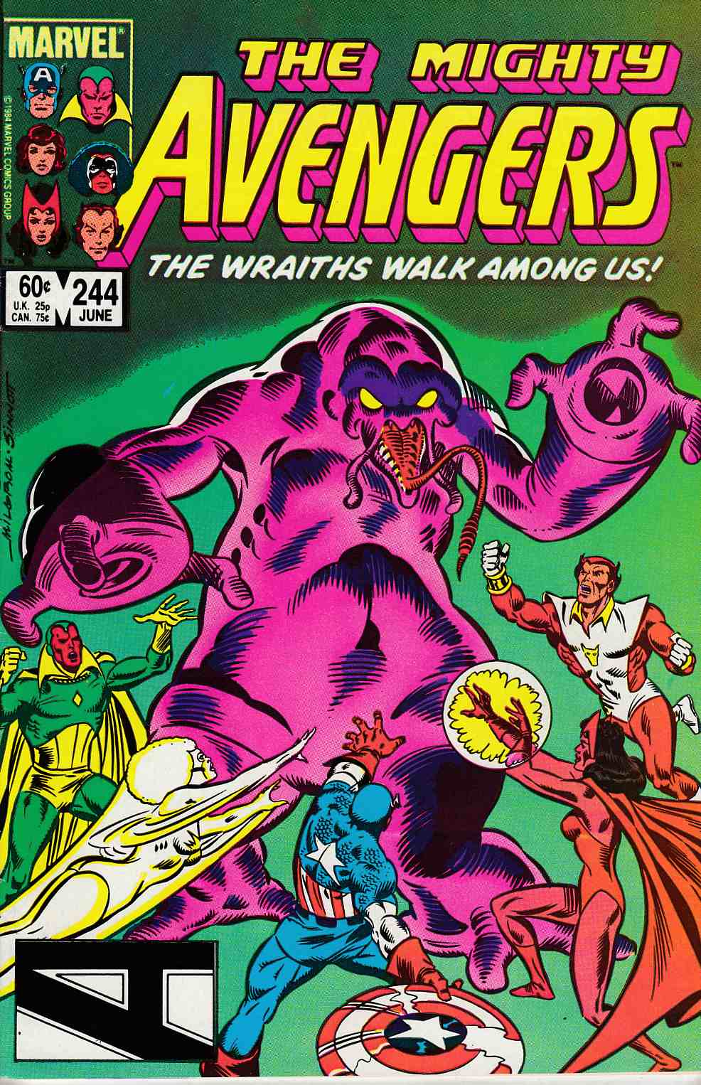 Avengers #244 Very Fine (8.0) [Marvel Comic] THUMBNAIL