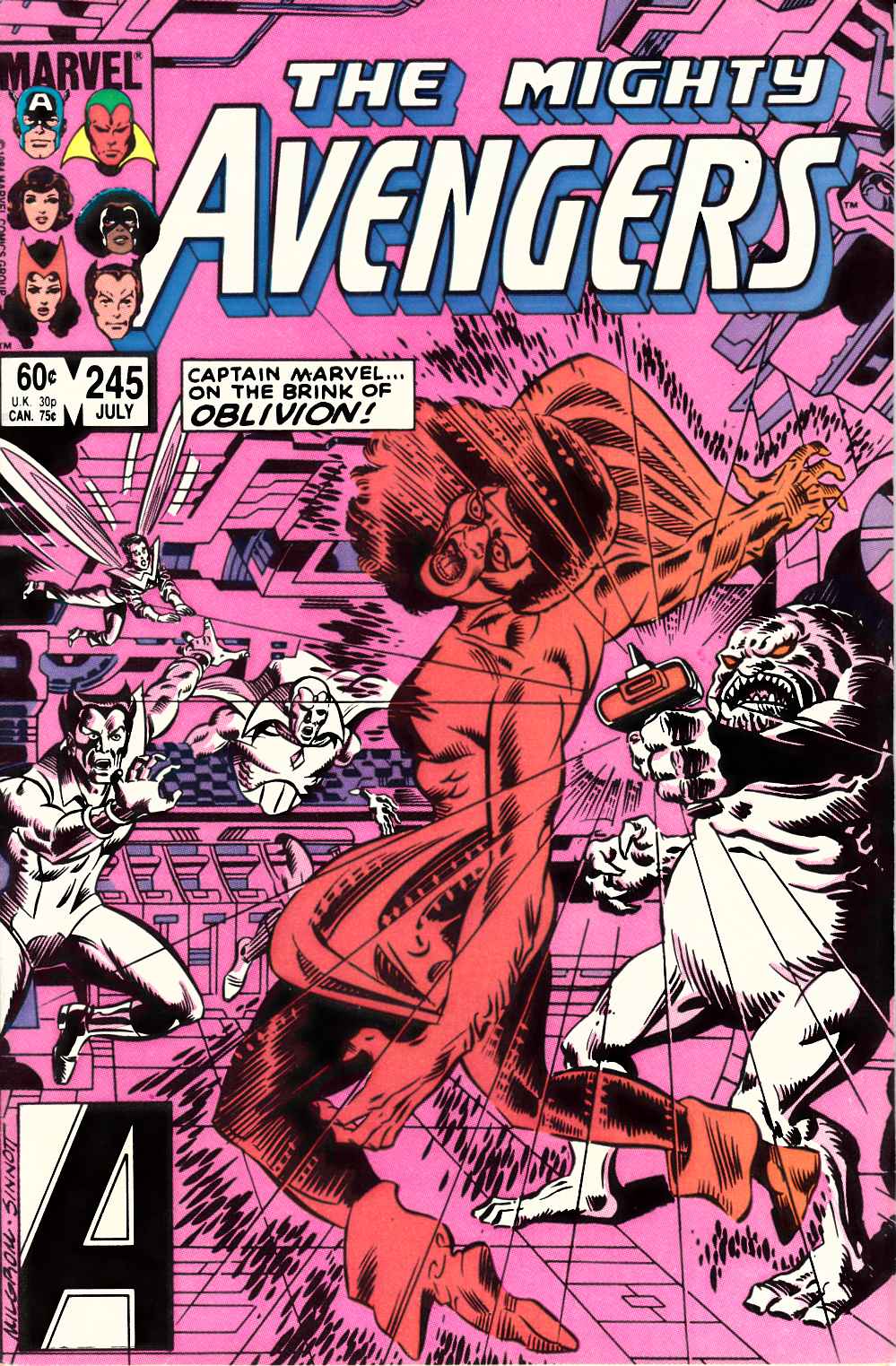 Avengers #245 Fine (6.0) [Marvel Comic] THUMBNAIL