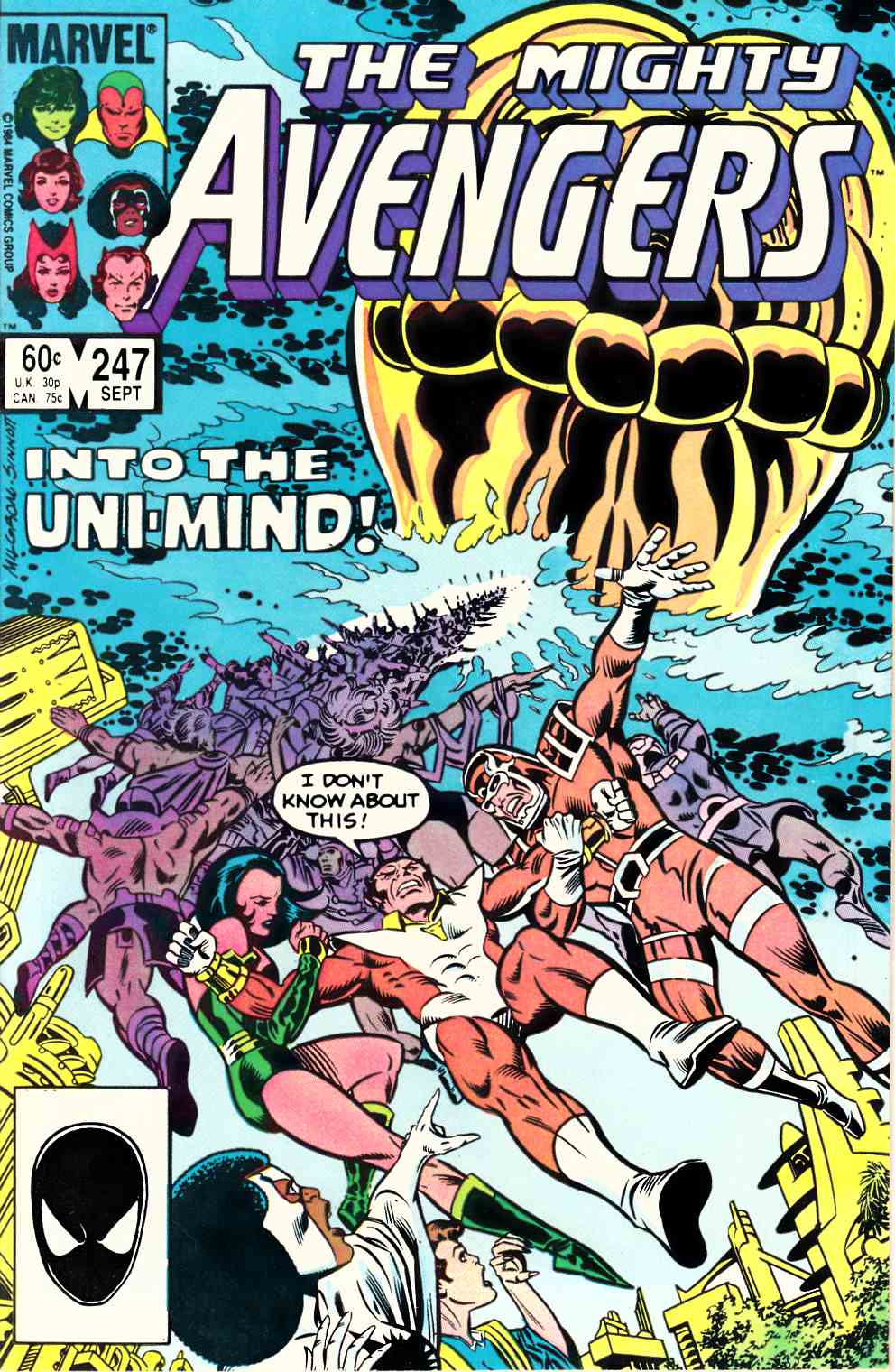Avengers #247 Star fox eternals Marvel Comics