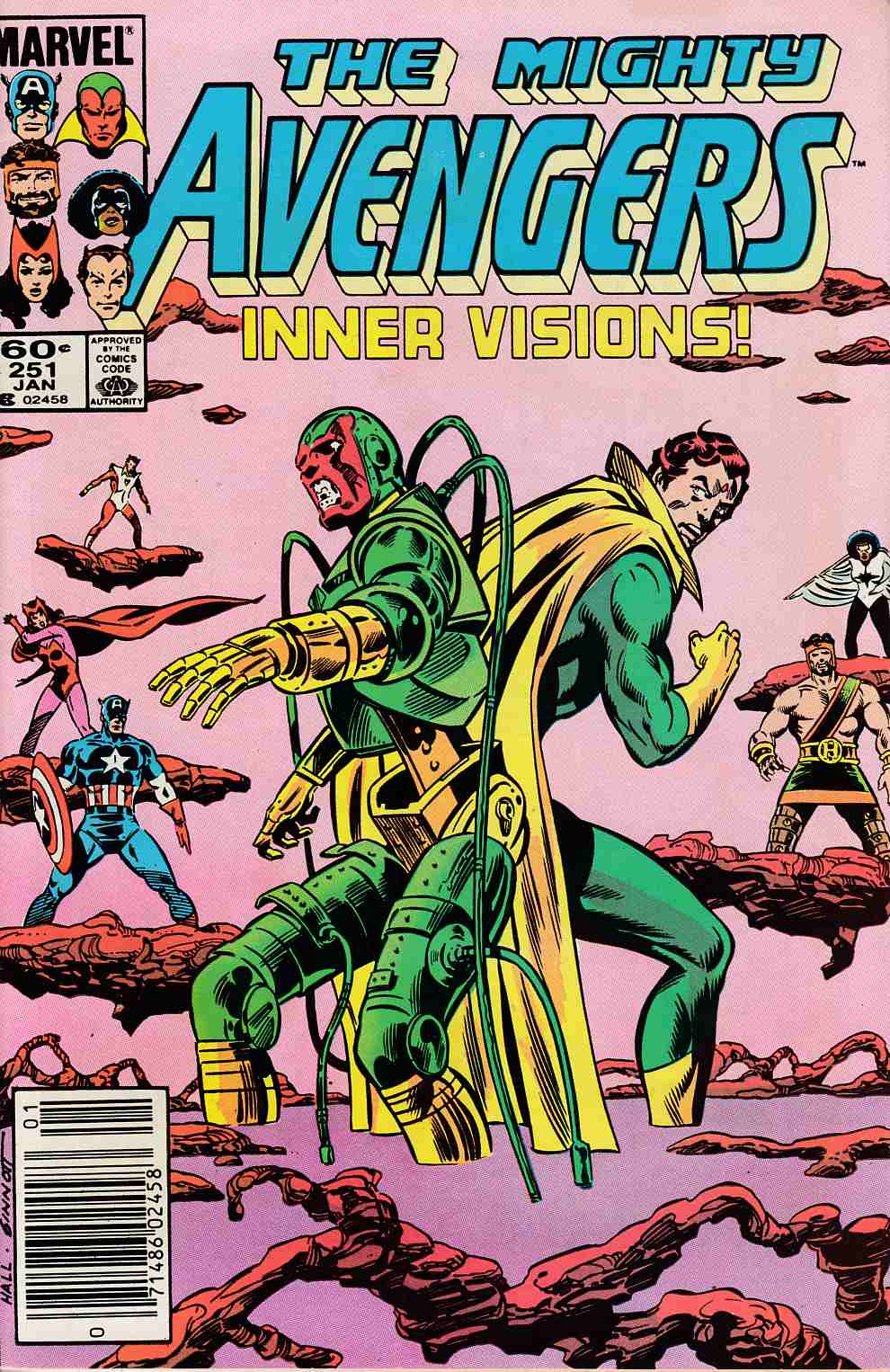 Avengers #251 Newsstand Edition Very Fine (8.0) [Marvel Comic] THUMBNAIL