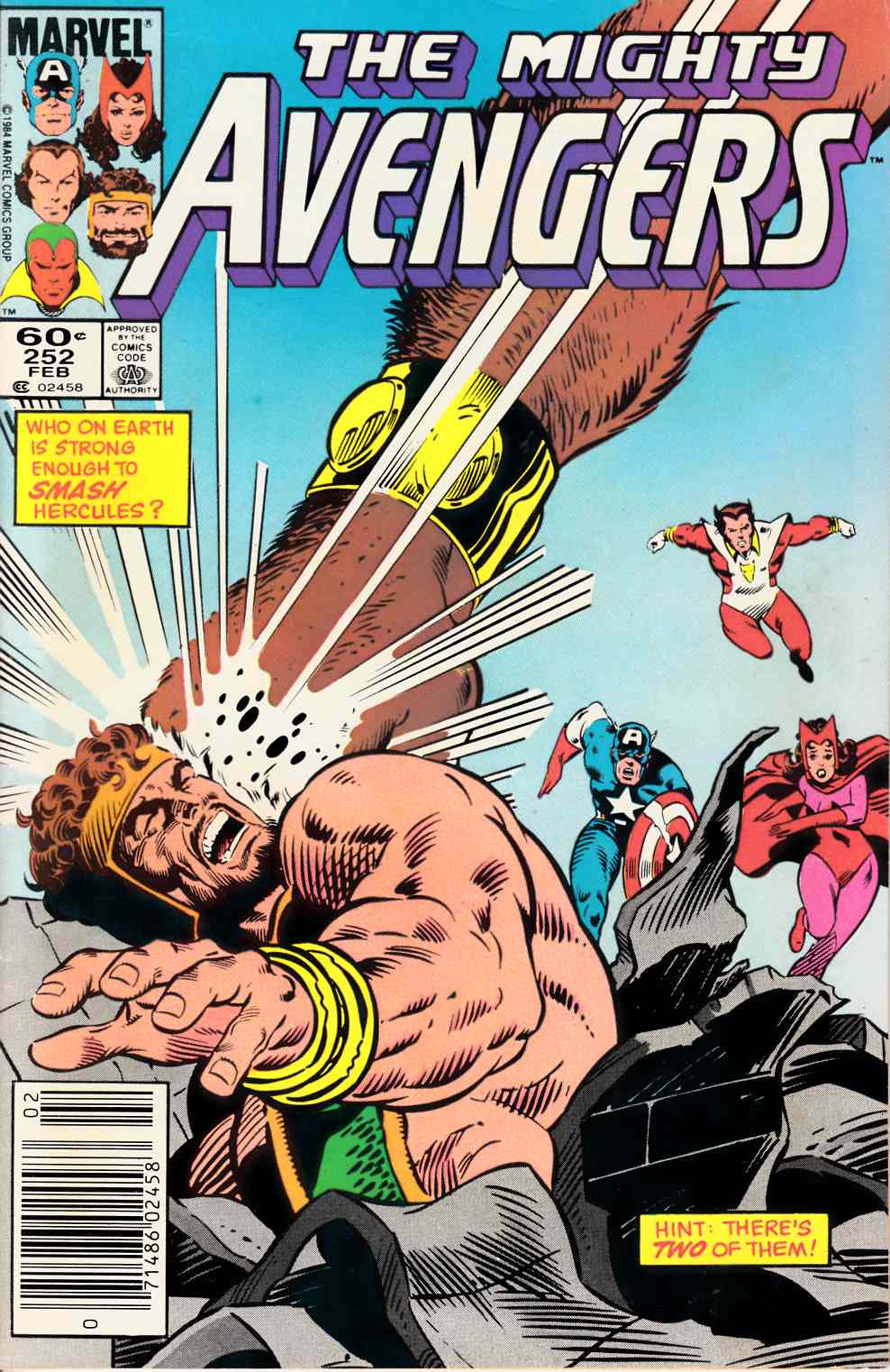 Avengers #252 Newsstand Edition Fine (6.0) [Marvel Comic] LARGE