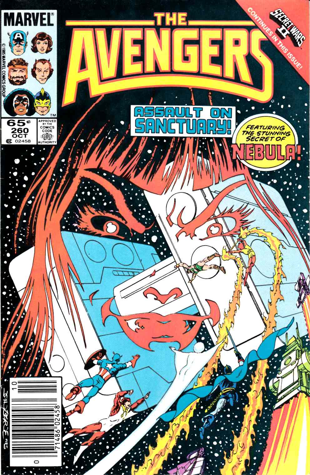 Avengers #260 Newsstand Edition Fine (6.0) [Marvel Comic] THUMBNAIL