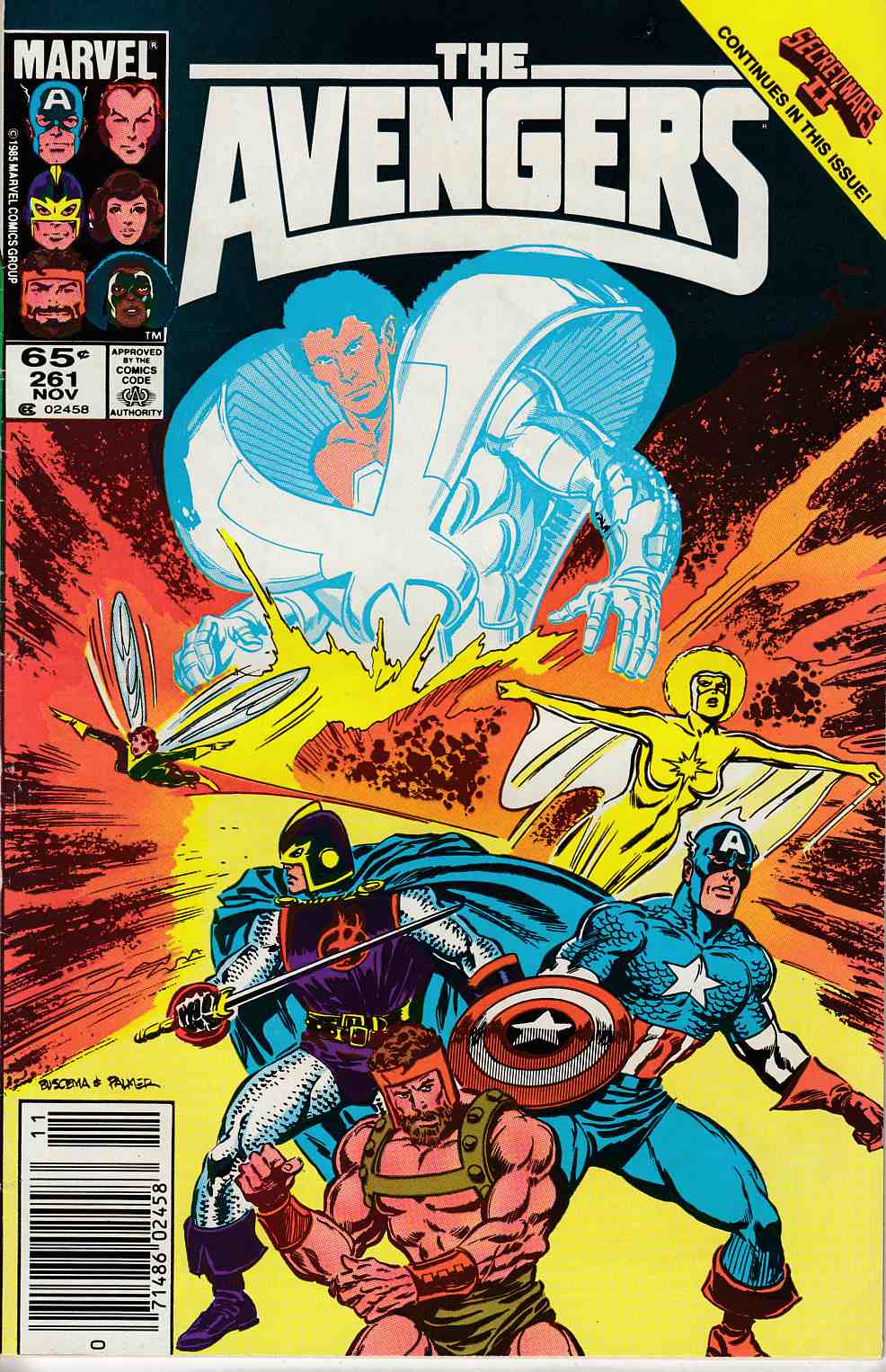 Avengers #261 Newsstand Edition Fine Minus (5.5) [Marvel Comic] LARGE