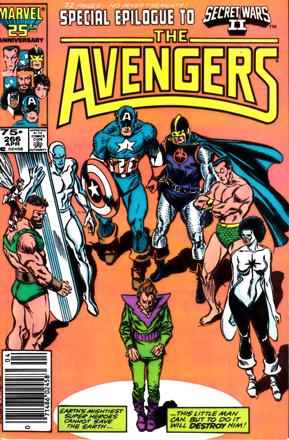 Avengers #281 Marvel Comics 1963 Series Newsstand Edition Avengers #281 Marvel Comics 1963 Series Newsstand Edition