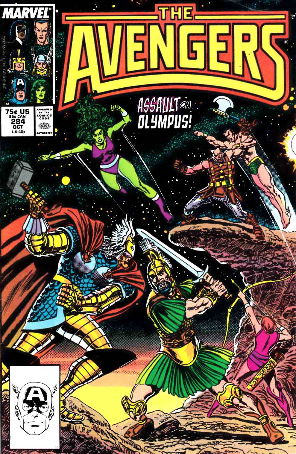 Avengers #284 Very Fine (8.0) [Marvel Comic] LARGE