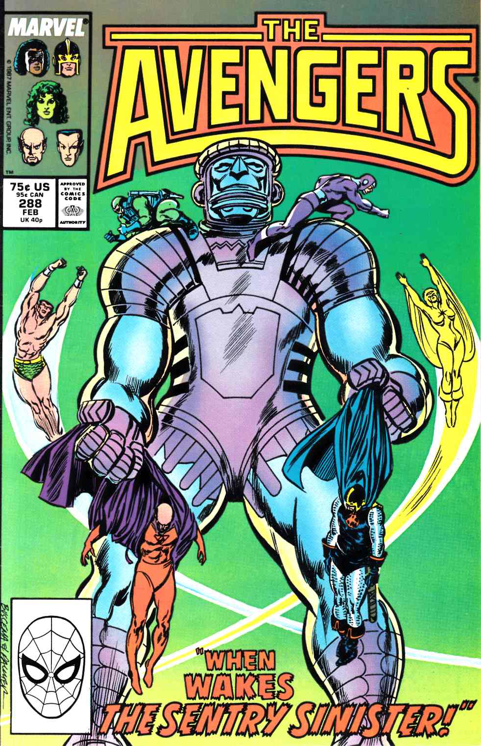 Avengers #288 Very Fine (8.0) [Marvel Comic] LARGE