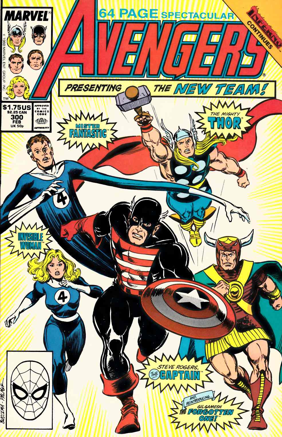 Avengers #300 Fine (6.0) [Marvel Comic] LARGE